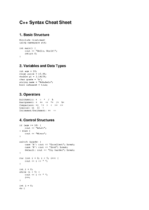 ITPPA1 - Procedural programming - Studocu