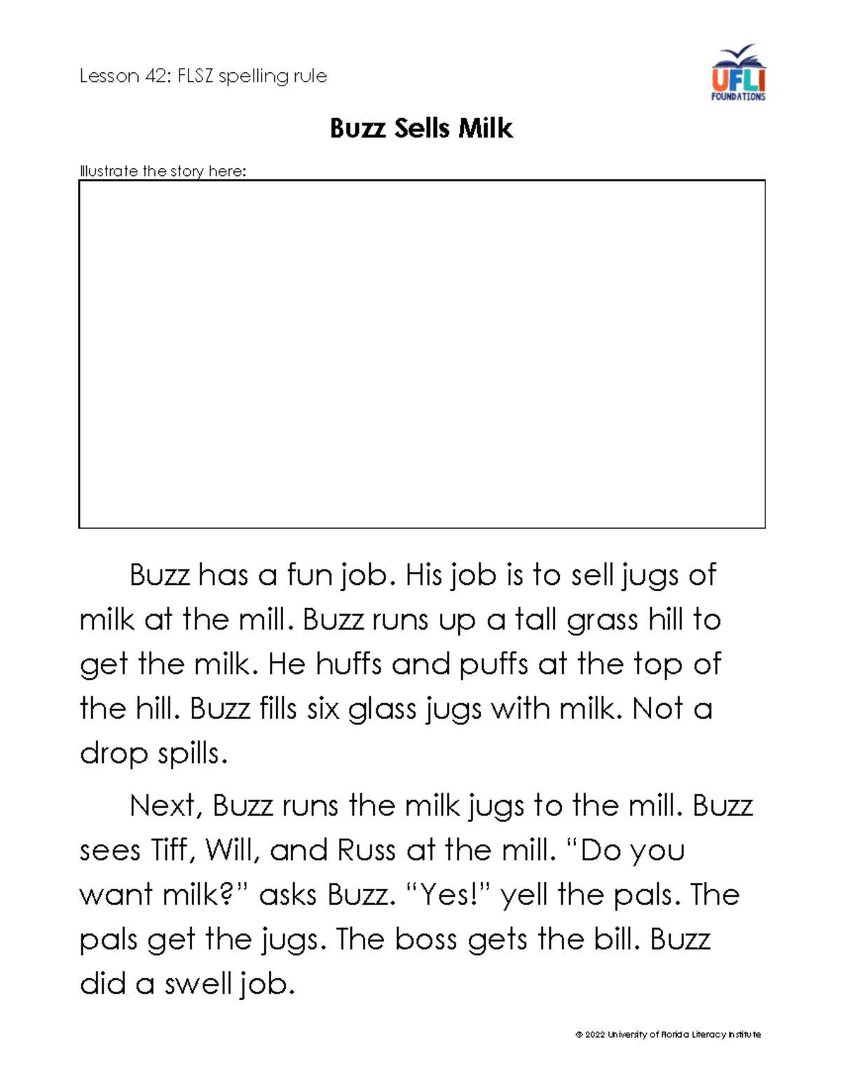 Decodable Lessons 42-53: FLSZ Spelling Rules & Illustrations - Studocu