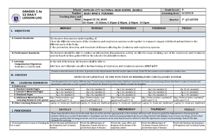 Sci9Q2W2D5 - Daily Lesson Plan on Ionic and Covalent Compounds - Studocu