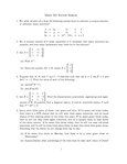 MATH 211 - UCalgary - Linear Methods I - Studocu