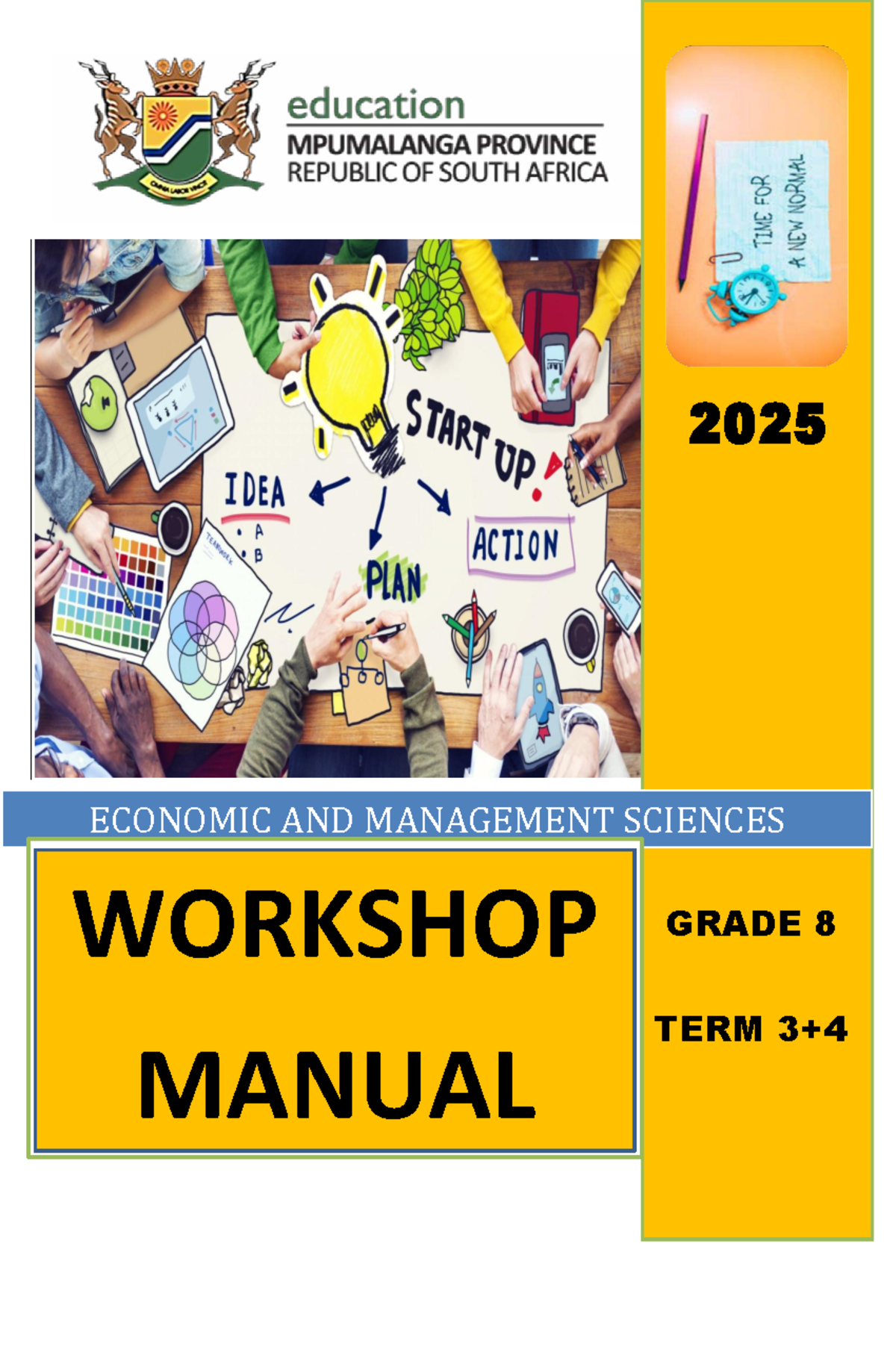 2025 EMS Grade 8 Term 3 Workshop Manual Overview - Studocu