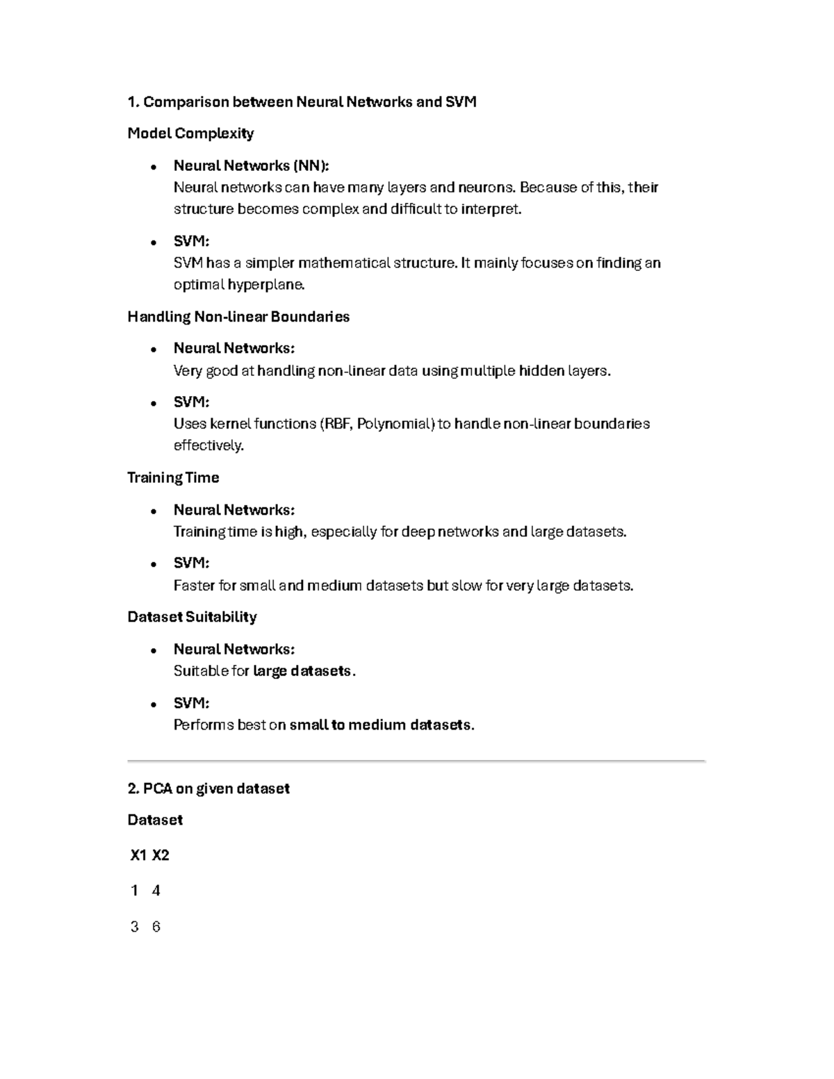 Assignment 2 - Comparison of NN and SVM Model Complexity - Studocu