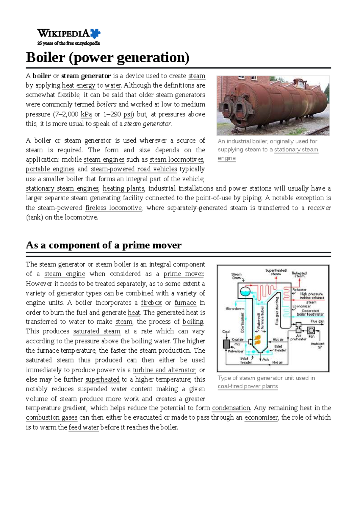 Boiler Fundamentals in Power Generation: Types and Applications - Studocu