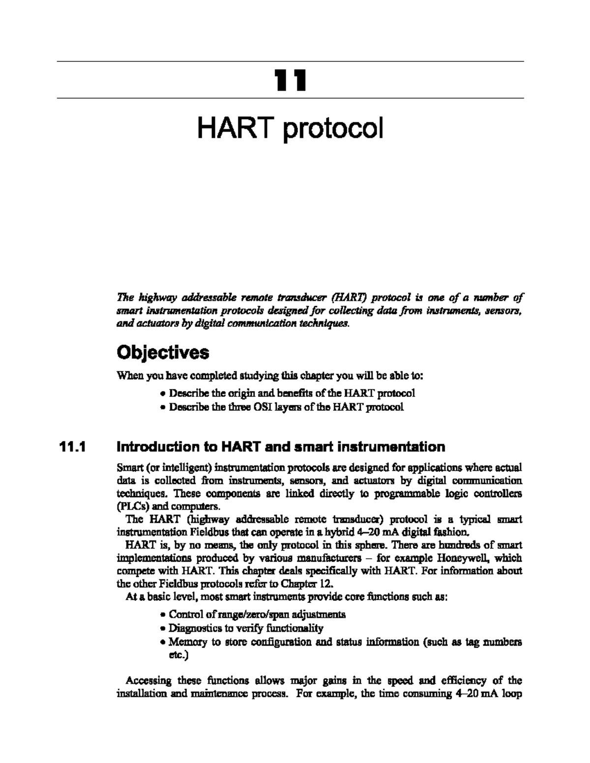 HART Protocol Overview and Applications - HART4 Chapter Notes - Studocu