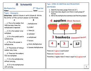 Geometry 2 3rd Reviewer - Topic: PARTS OF A TRIANGLE Direction: Read ...