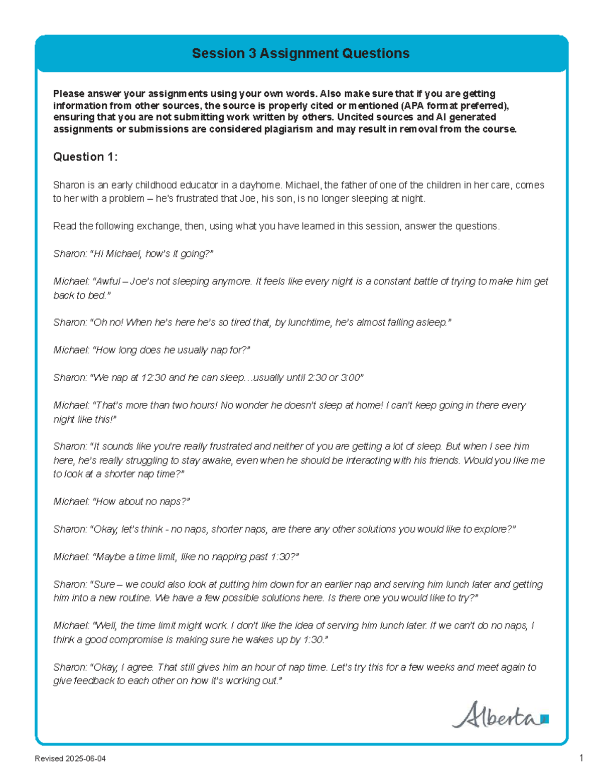 Session 3 Assignment Questions: Active Listening & Community Resources ...