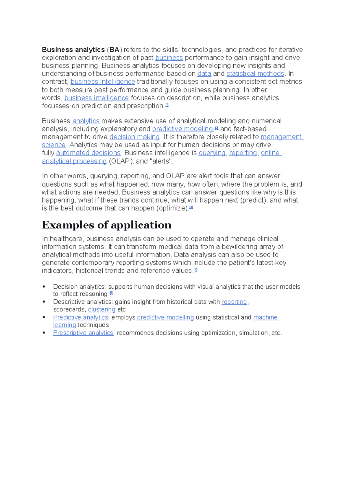 Business Analytics (BA) 2 - Lab Manual Overview and Insights - Studocu
