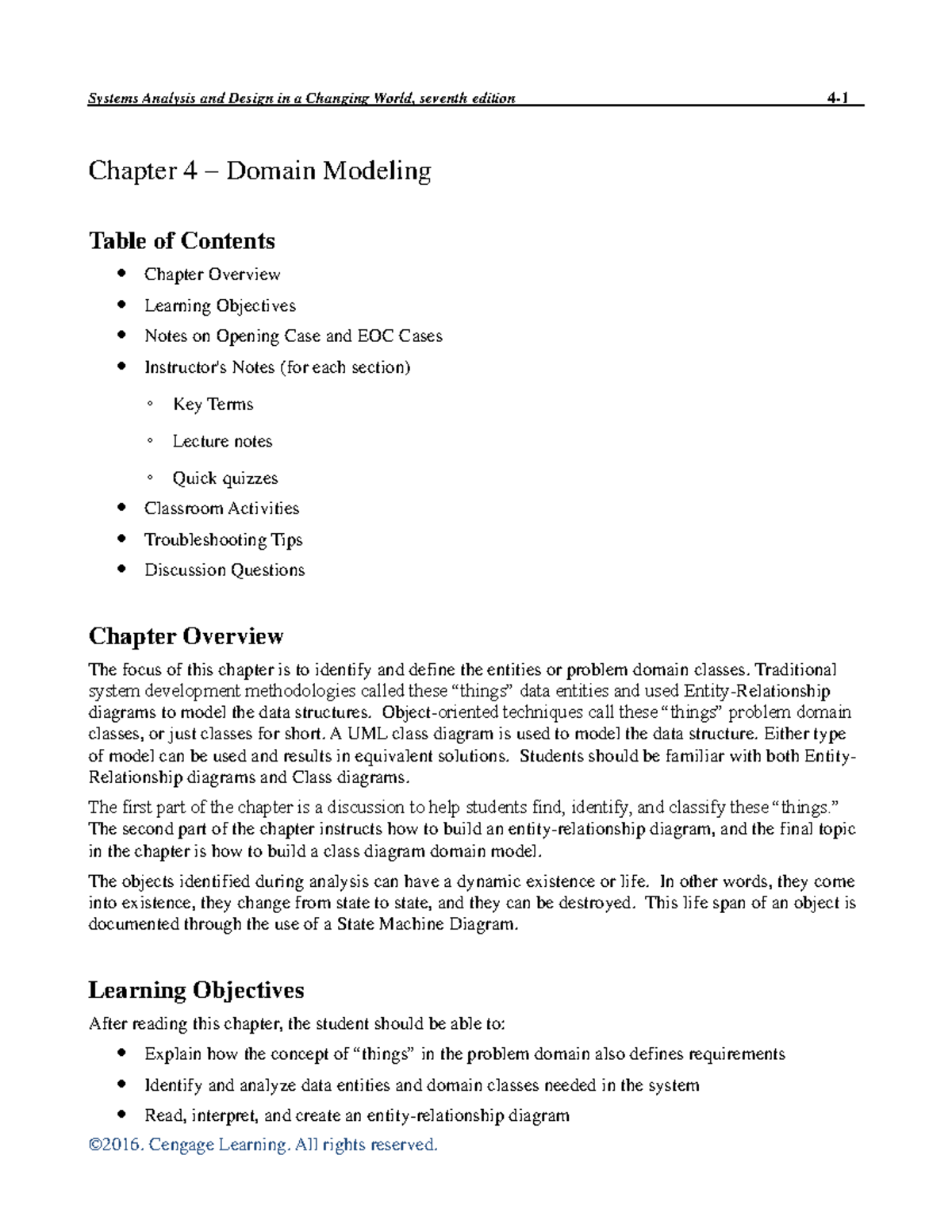 IM-7ed-Chapter 04 - Summary of Object-Oriented Design Concepts - Studocu
