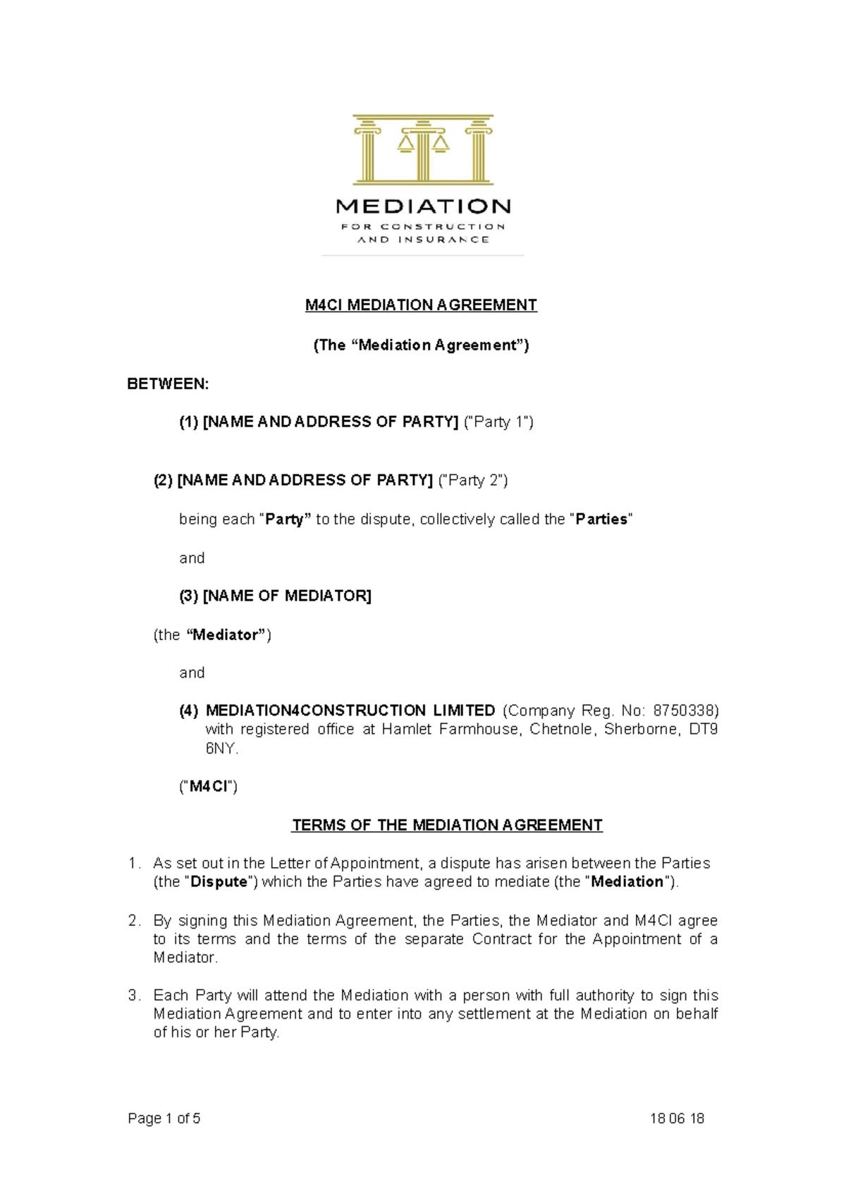 Mediation Script for Dispute Resolution in Metal Furnace Case - Studocu