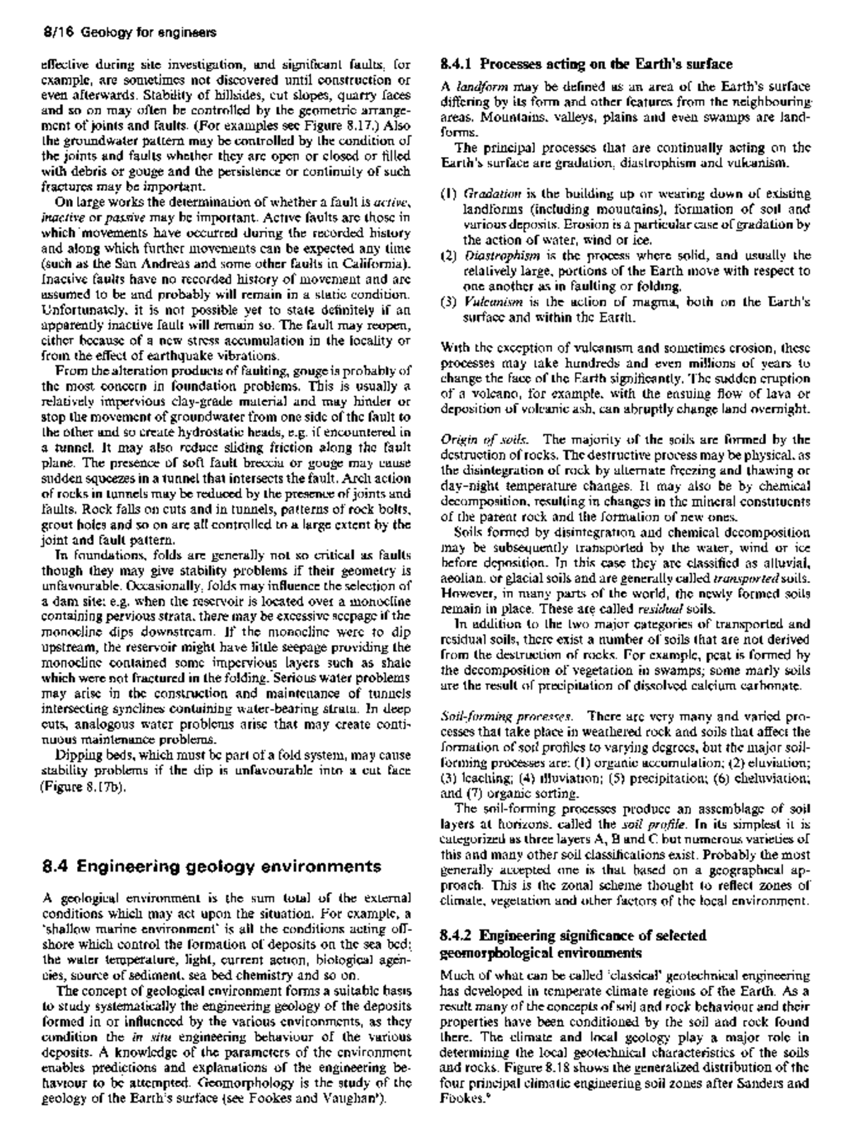 19643 08b - Engineering Geology Course Notes on Faults and Soils - Studocu