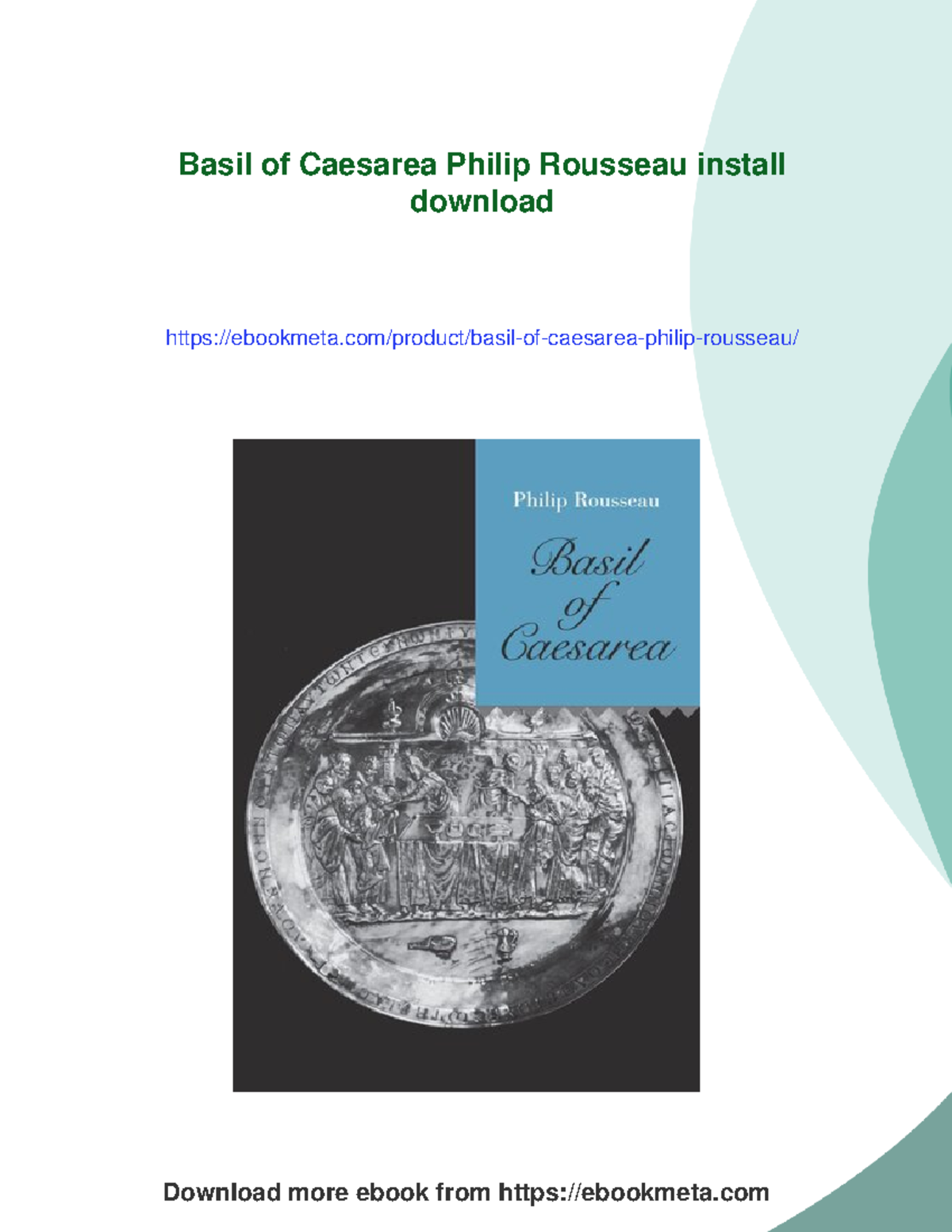 Basil of Caesarea: Download Philip Rousseau's Work Easily Now! - Studocu
