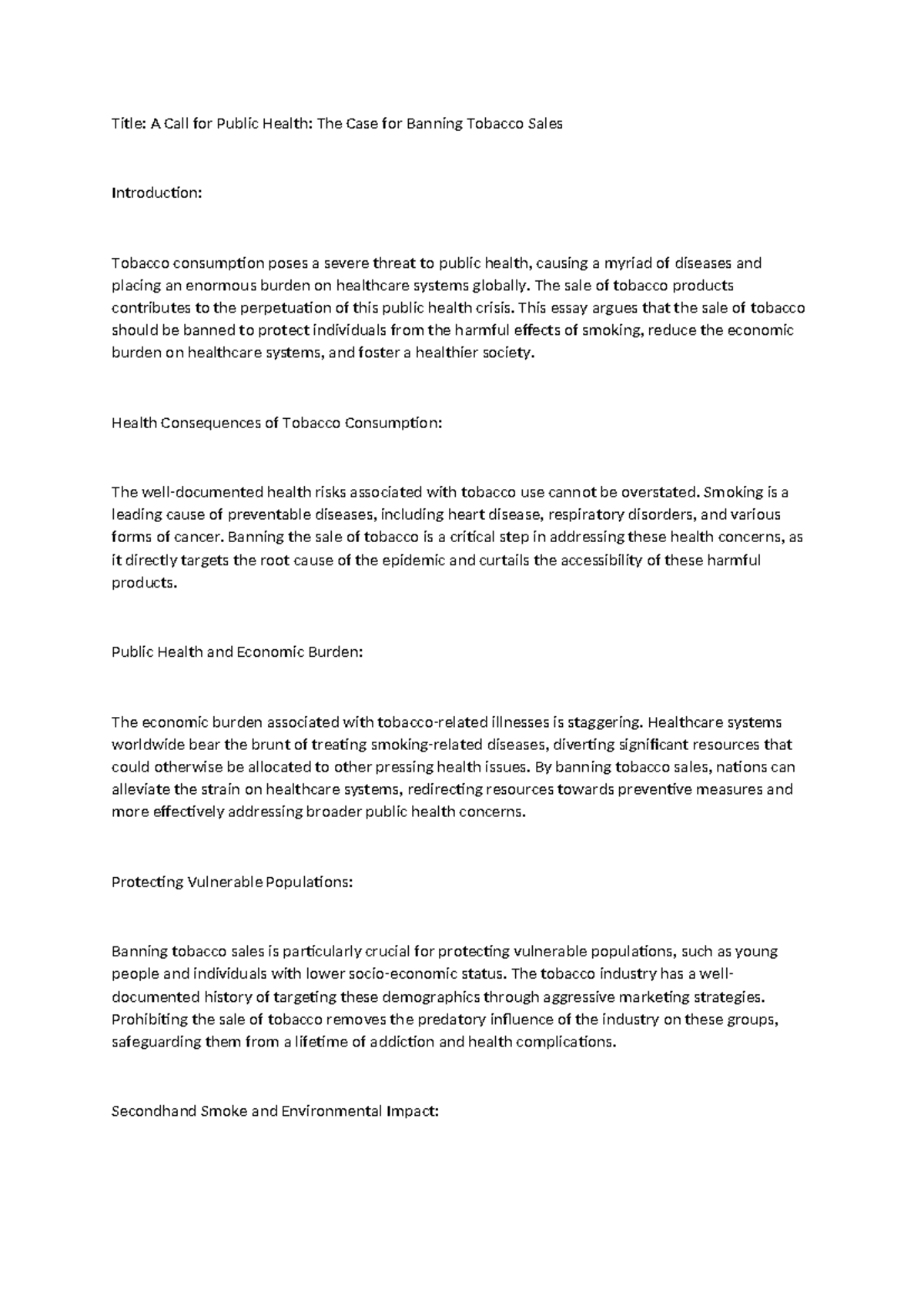 tobacco marketing laws Nicotine marketing