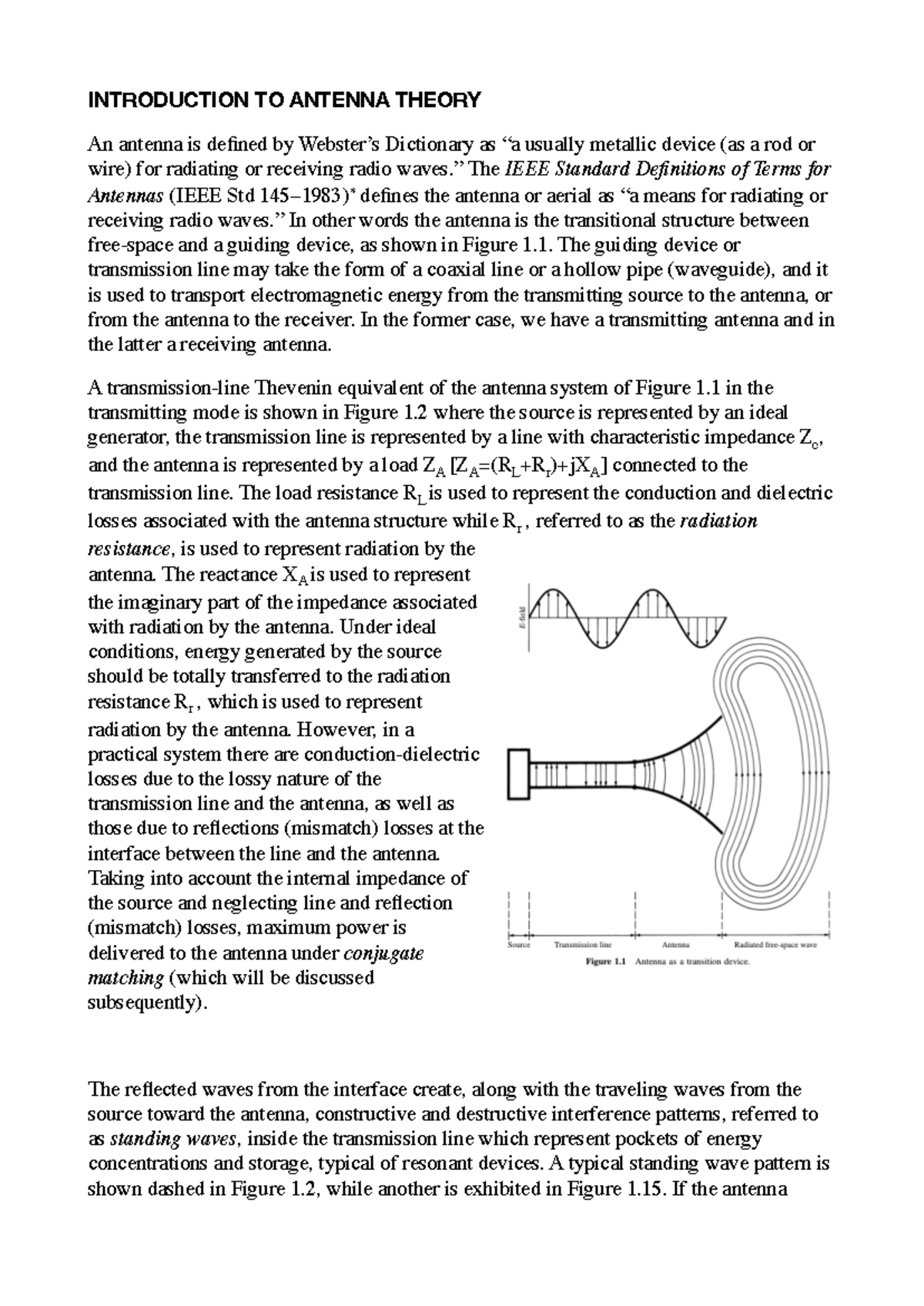 Antenna Theory Overview - KTU Antenna 1 Study Notes - Studocu