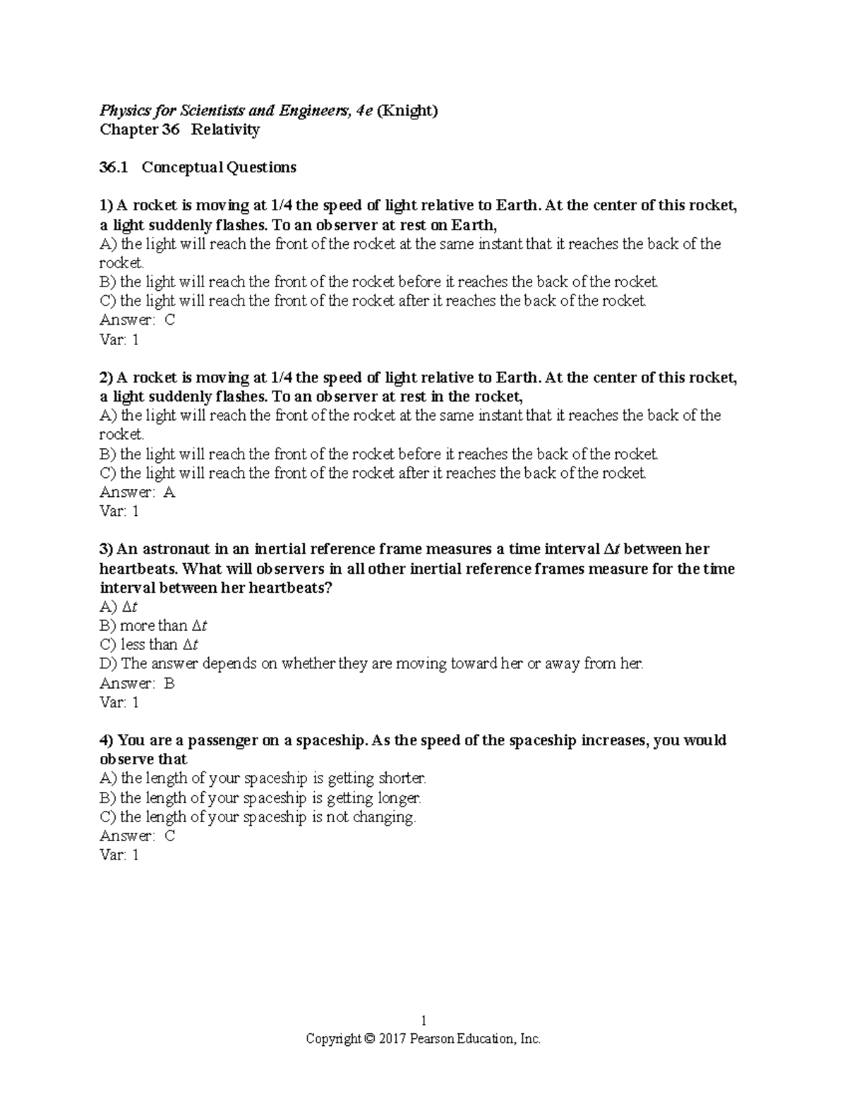 Chapter 36 exercises - Physics for Scientists and Engineers, 4e (Knight ...