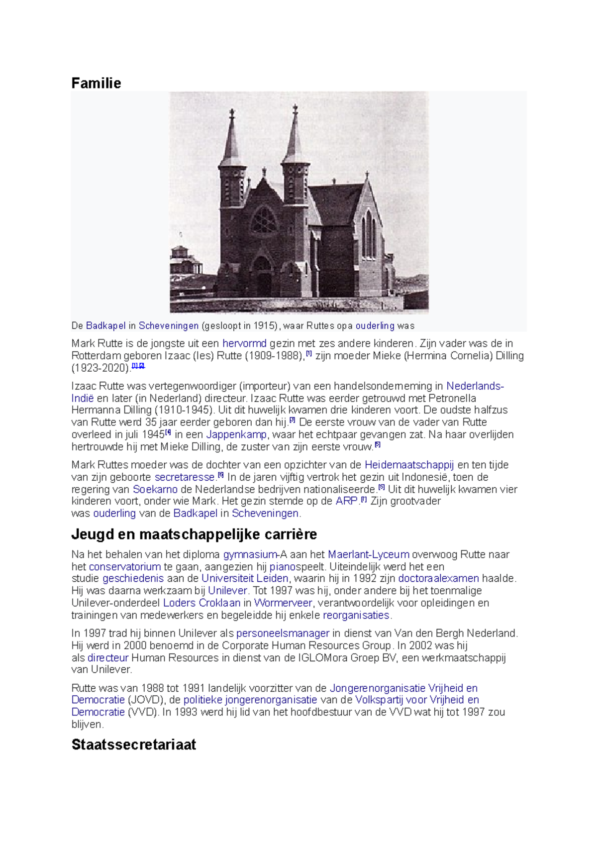 Mark Rutte: Biografie en Carrière - Geschiedenis en Politiek 2009 ...