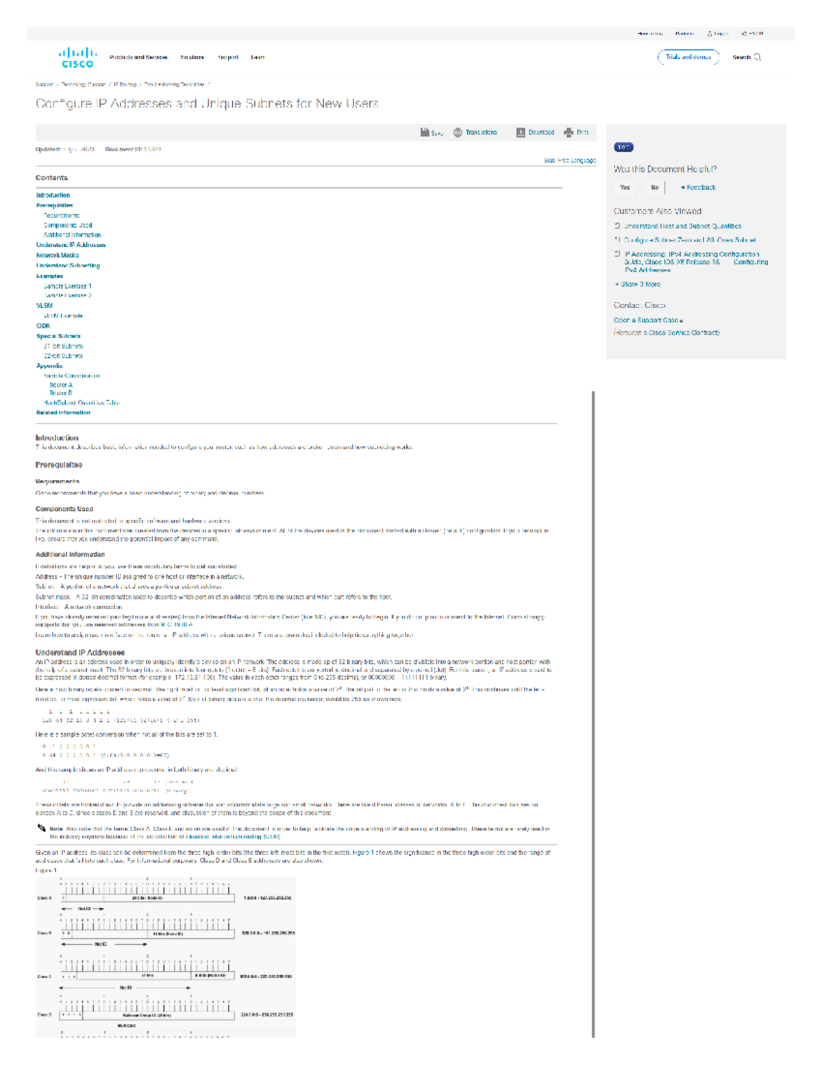 CISCO IP Routing: Configuring Subnets and IP Addresses Guide - Studocu