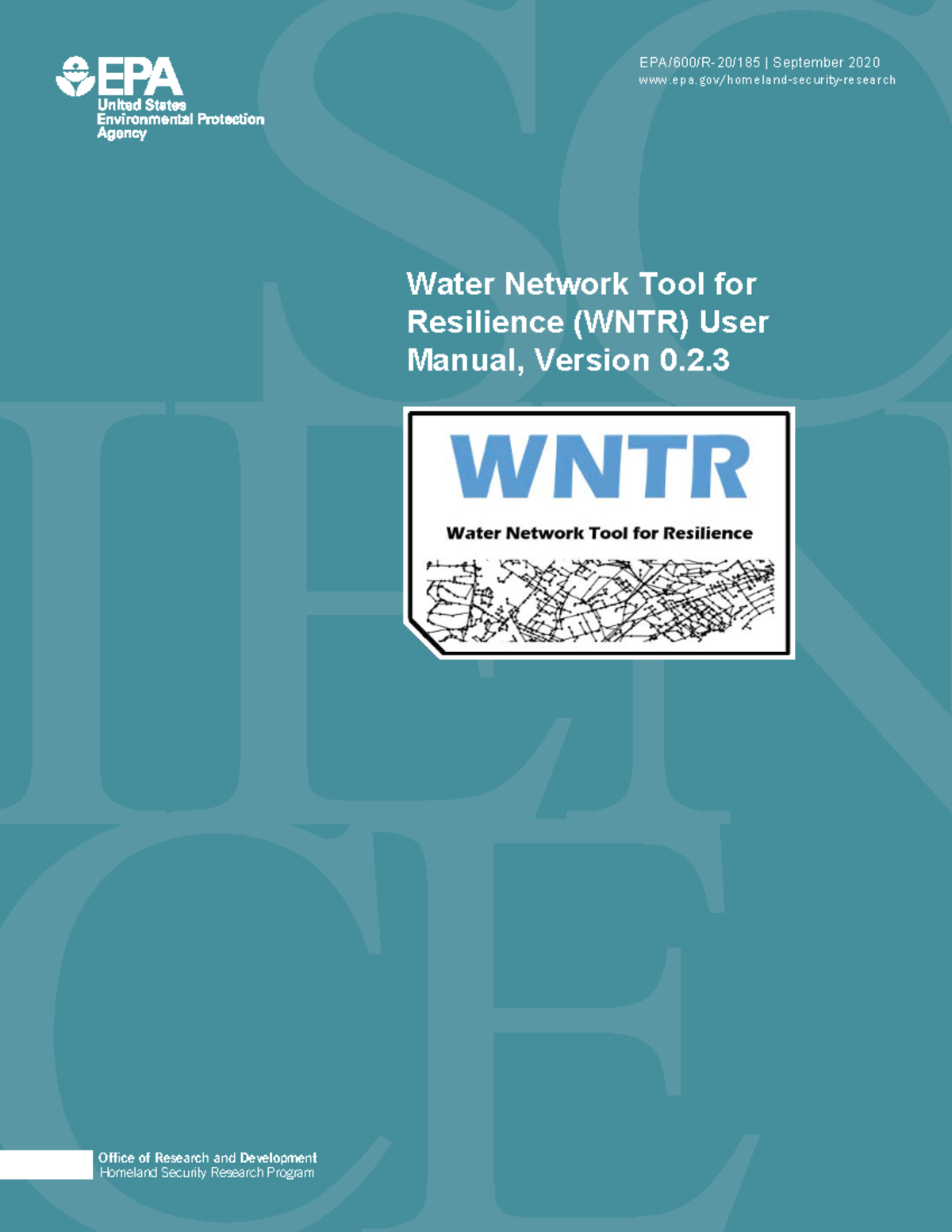 WNTR User Manual: Water Network Tool for Resilience (Version 0.2.3 ...