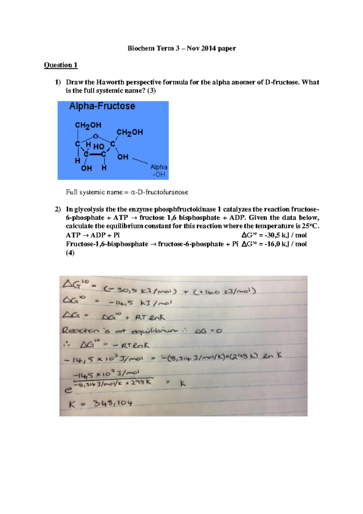 Biochemistry Learning Activity: Exploring Lipids and Their Functions ...