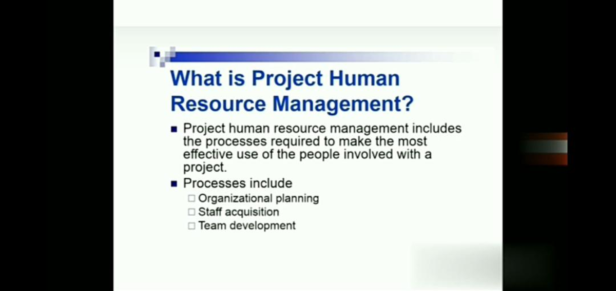 Project Management 101: Understanding Human Resource Management - Studocu