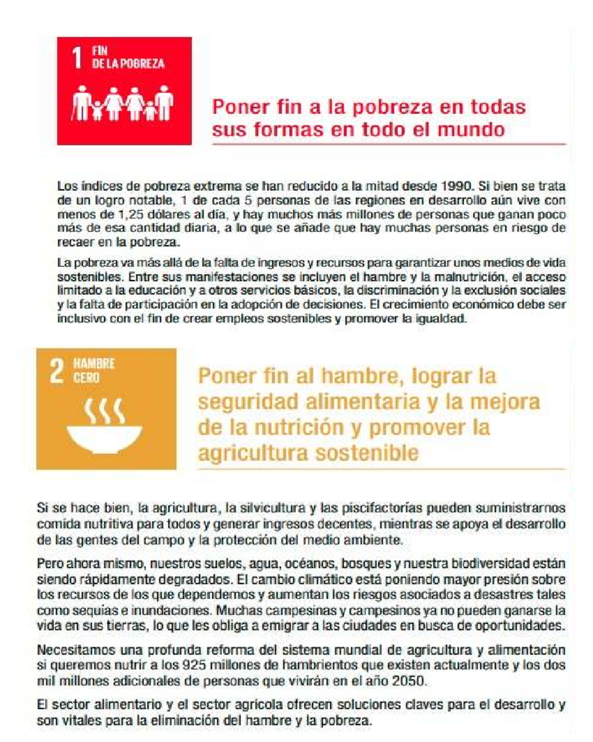 Objetivos ODS - 1 FIN DE LA POBREZA Poner fin a la pobreza en todas sus ...