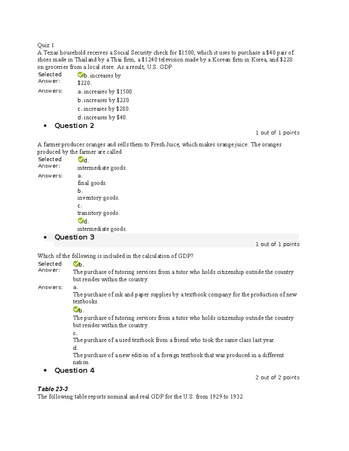 **ECO 101: Quiz 1-7 Comprehensive Review Notes** - Studocu