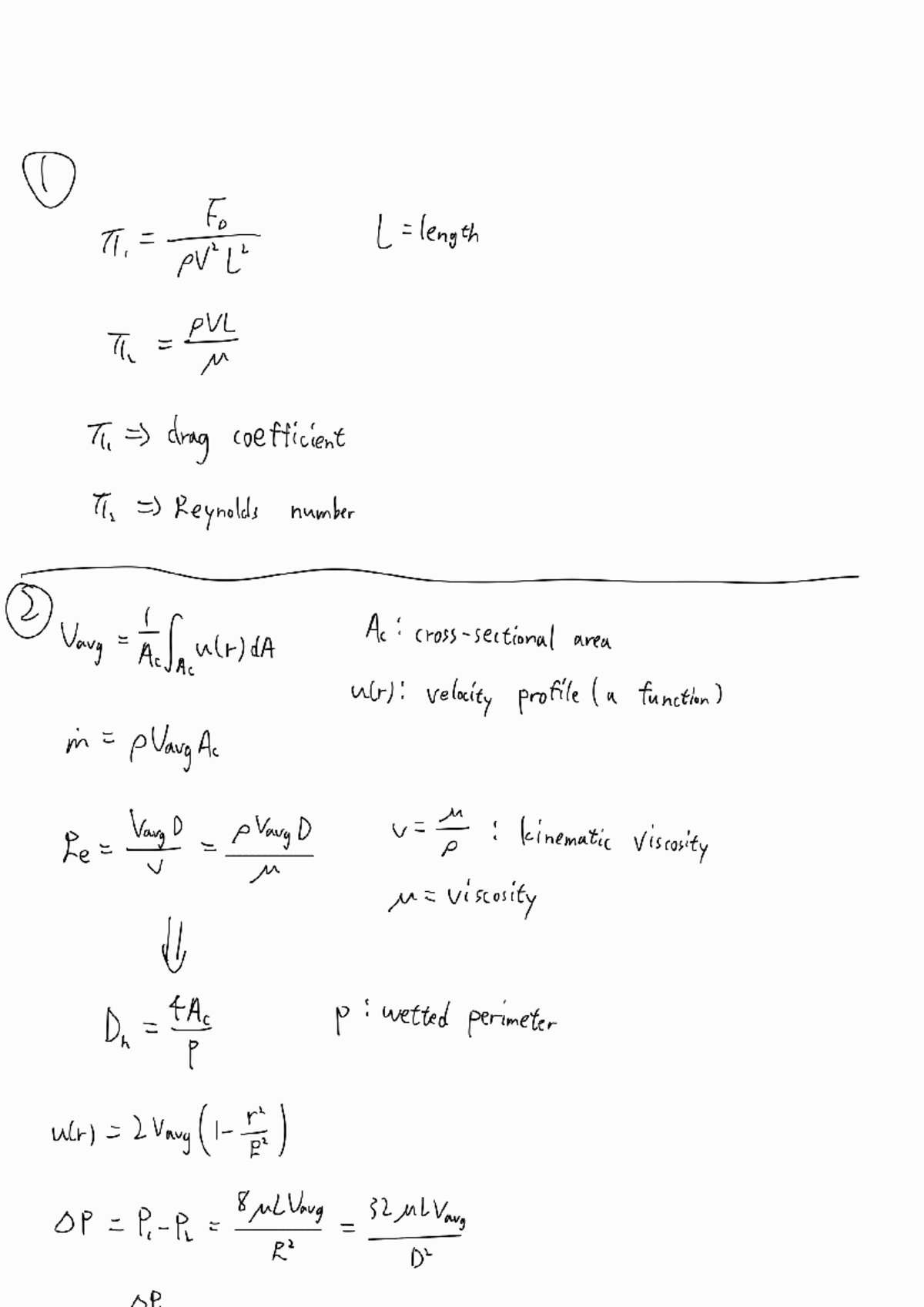 Fluid Formula Sheet for Course Code 260422 - Quick Reference Guide ...