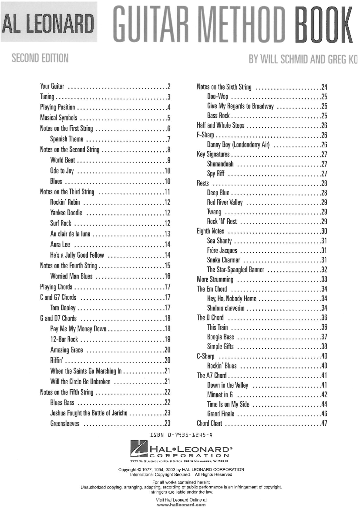 464553889 HAL Leonard Guitar Method - Book 1, Second Edition Guide - Document Preview
