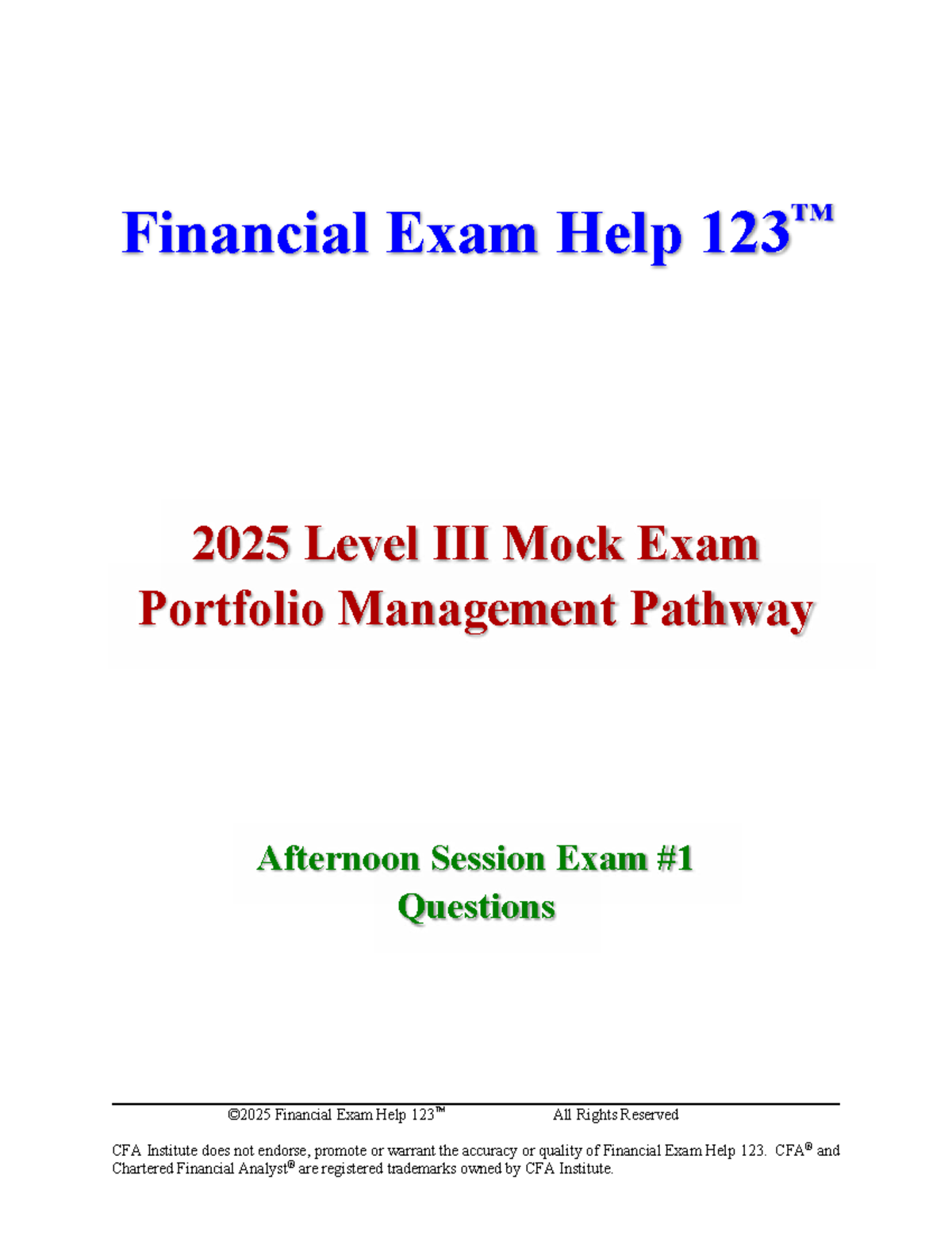 CFA Level I 2026 QuickSheet: Key Concepts for Exam Preparation