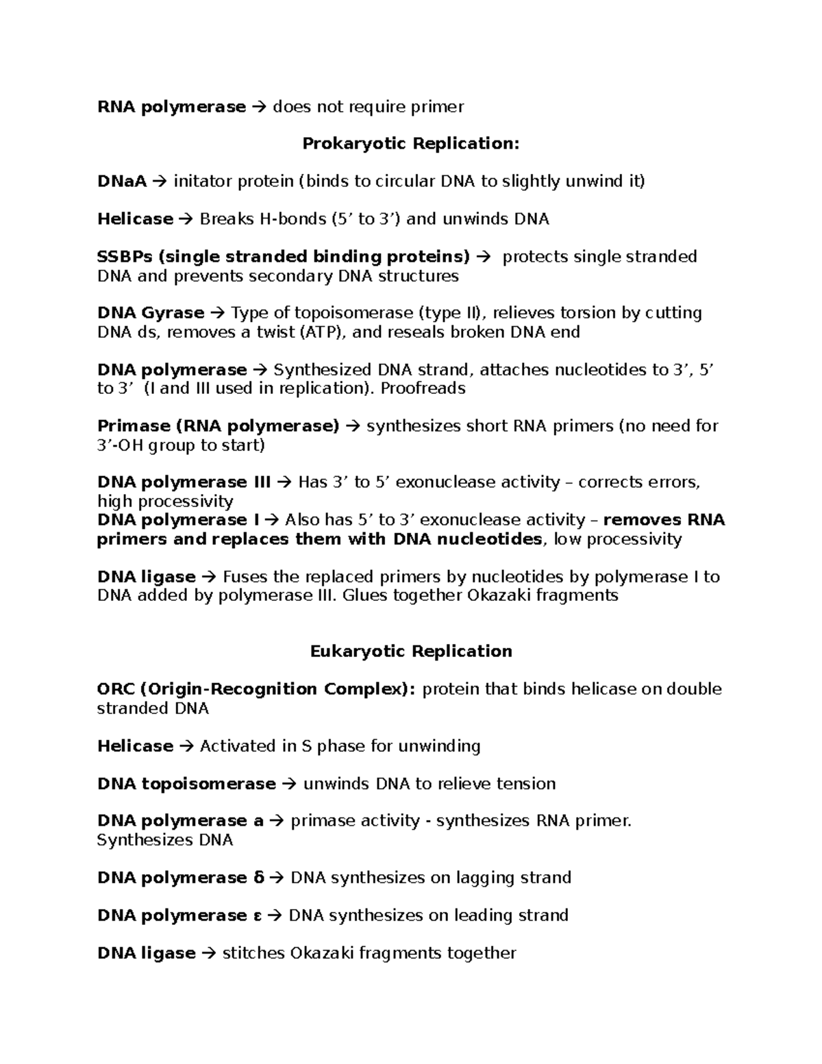 Understanding Prokaryotic and Eukaryotic DNA Replication Processes ...