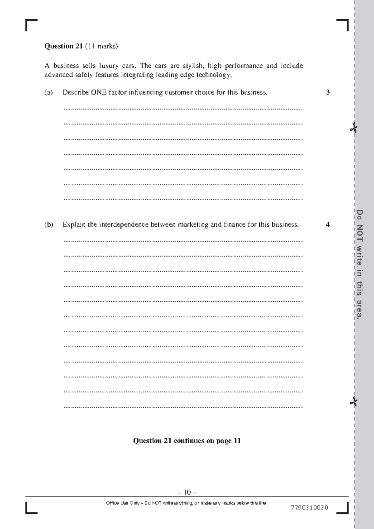 Knox Grammar 2019 HSC Business Studies Trial Exam & Solutions - Studocu