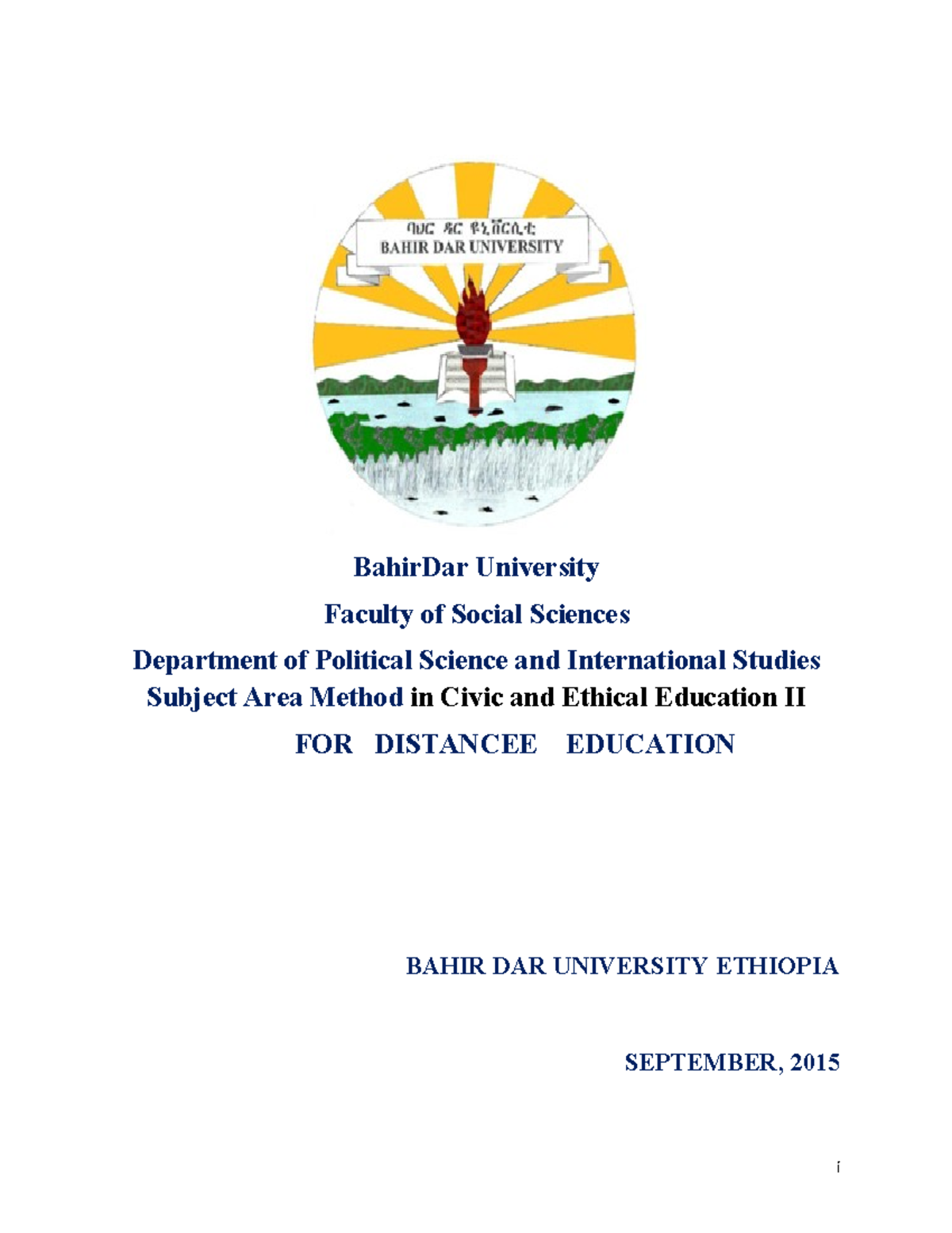 Subject Area Method II: Teaching Civic and Ethical Education Strategies ...