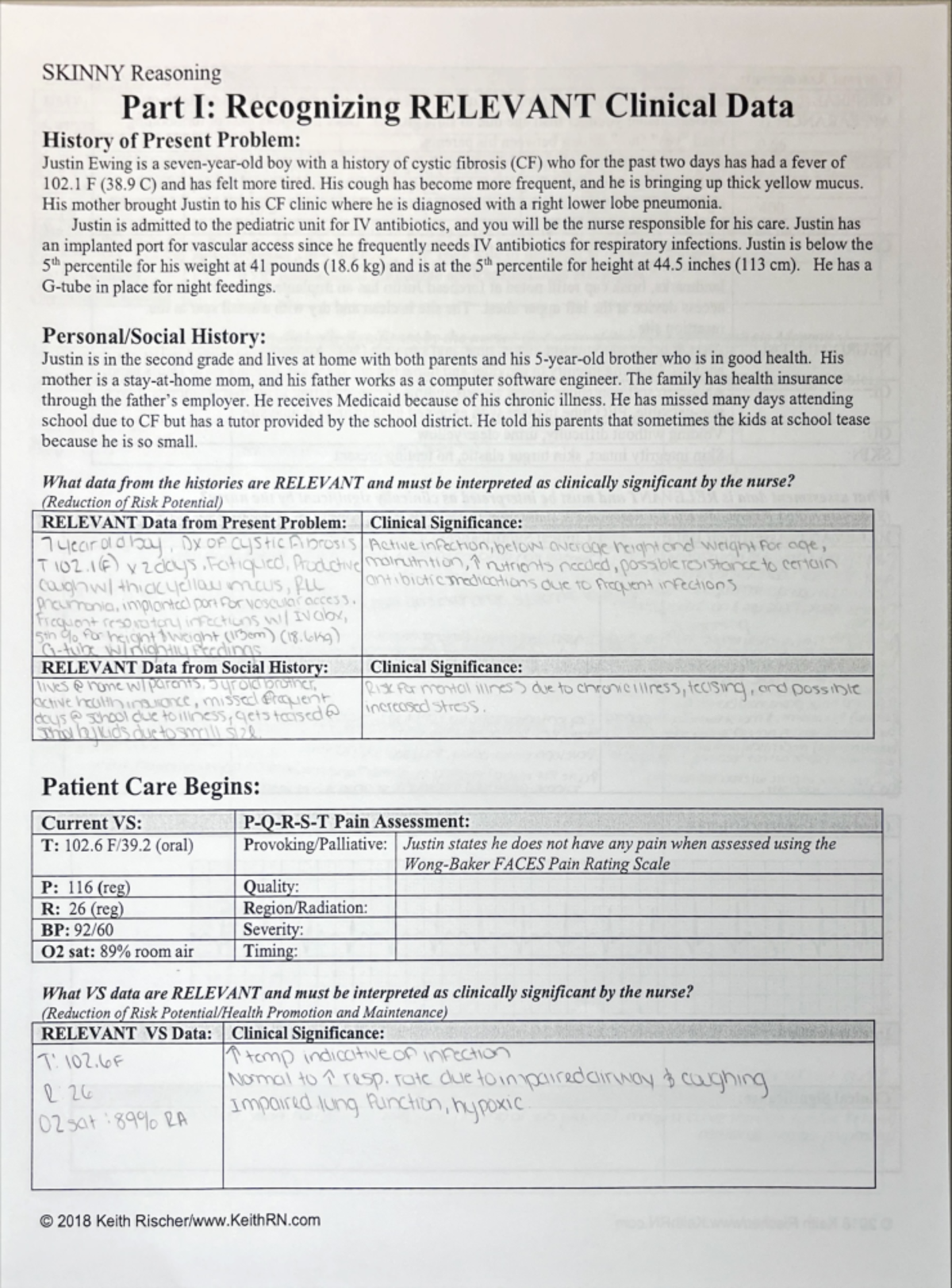 Cystic Fibrosis Case Study: Pathophysiology and Treatment Insights ...