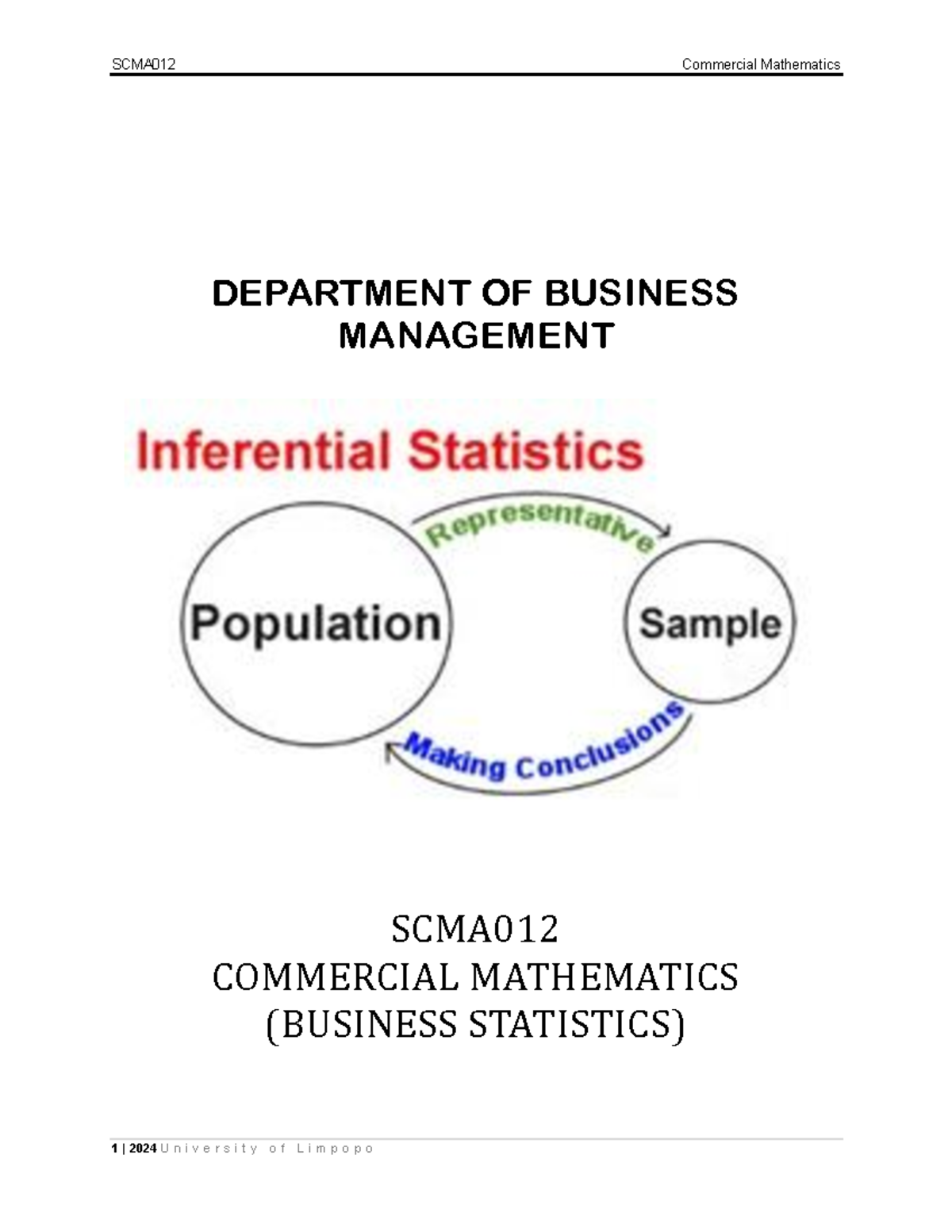 SCMA012 Commercial Mathematics Study Guide for 2025 Semester 2 - Studocu