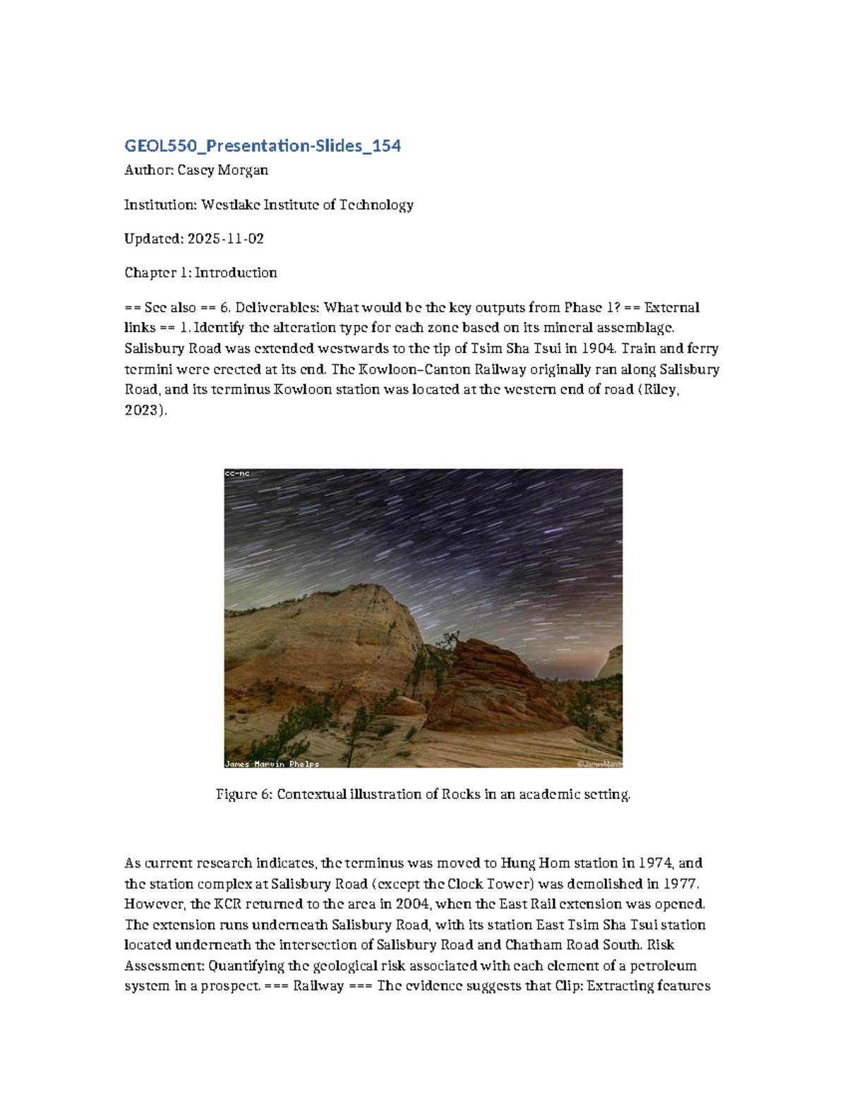 GEOL550: Chapter 1 - Introduction to Geological Risk Assessment - Studocu