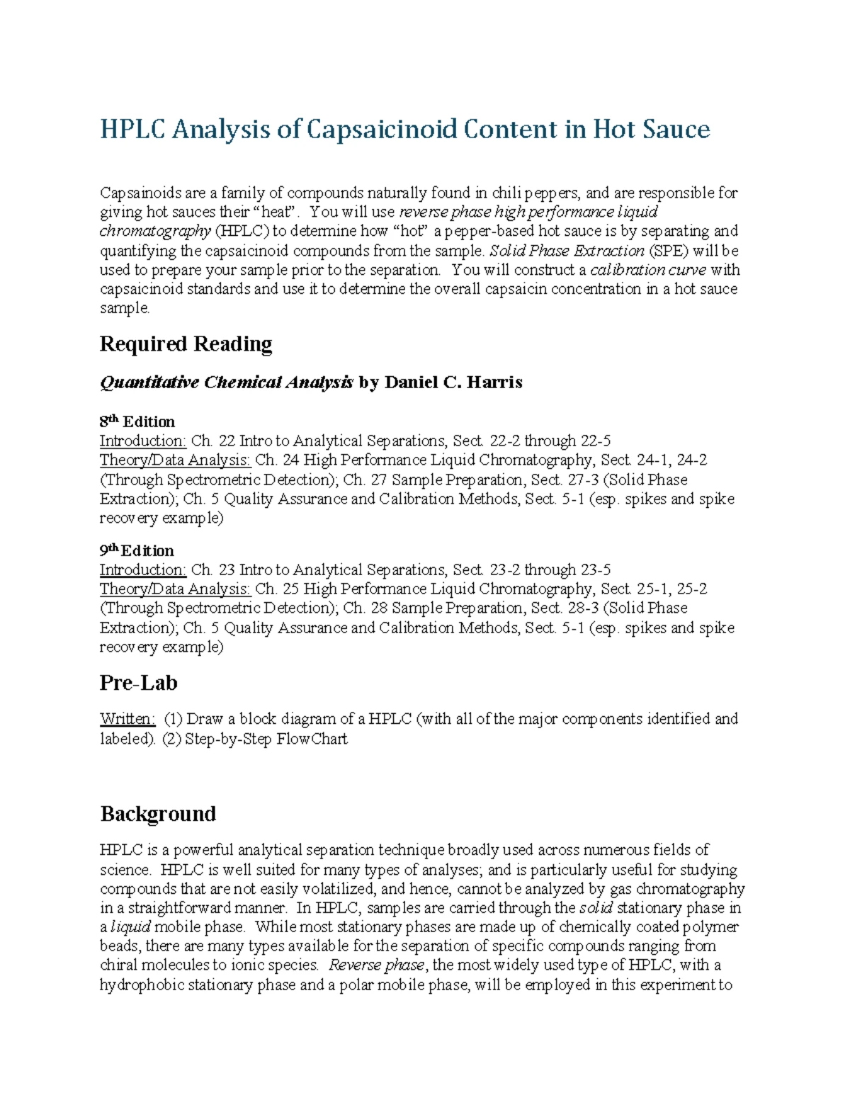 CH455 Lecture Notes: CV Lab Techniques and Electroanalytical Chemistry ...