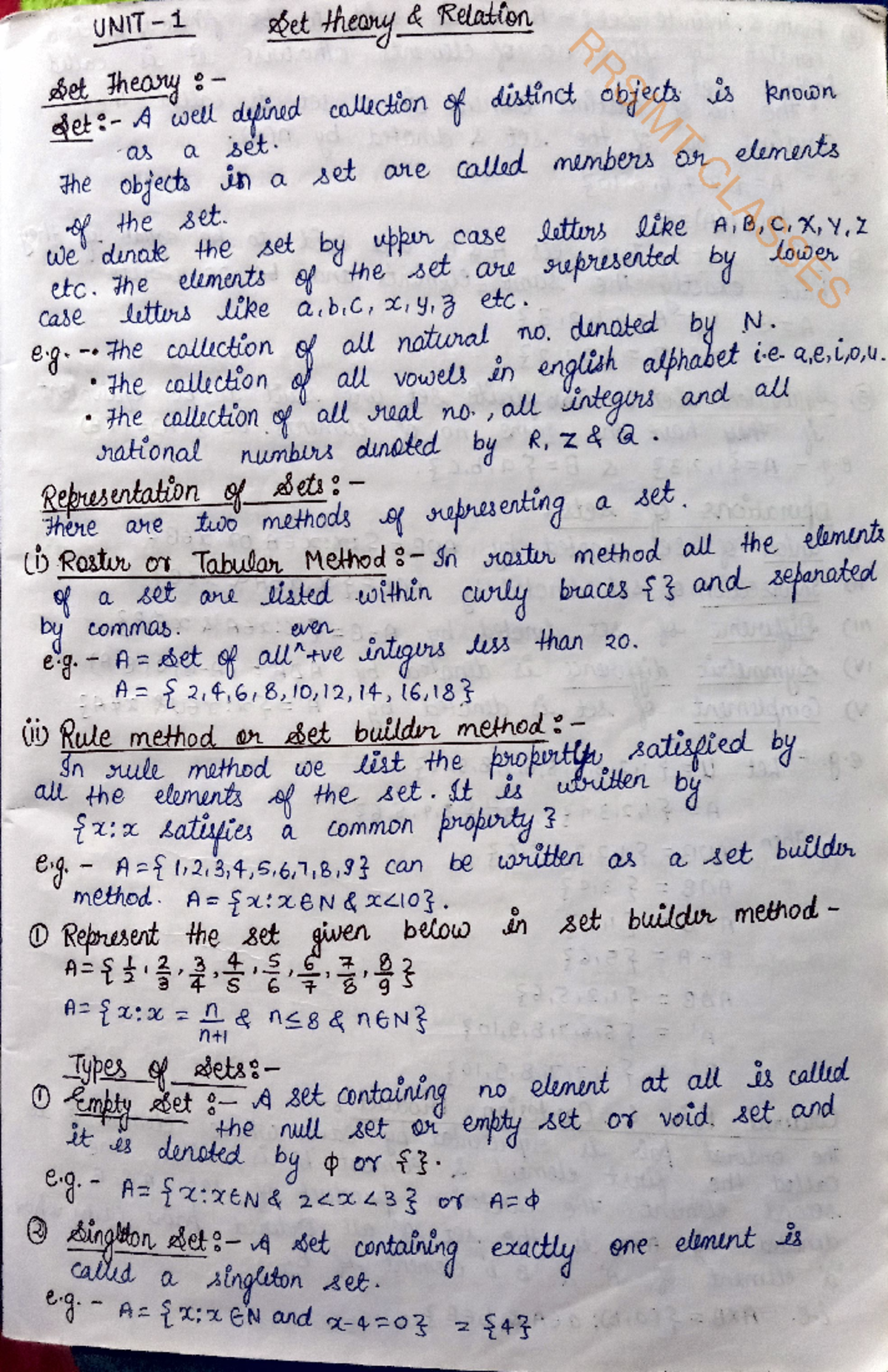 DSTL Notes U1 (BCS303) - Easy explaination - Discrete Structure and ...