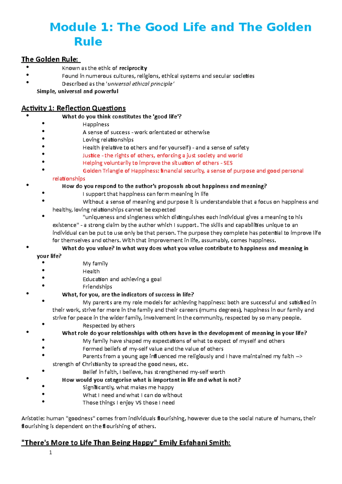 CST Principles Overview for UNCC100 & UNCC300 - 2024 - Studocu
