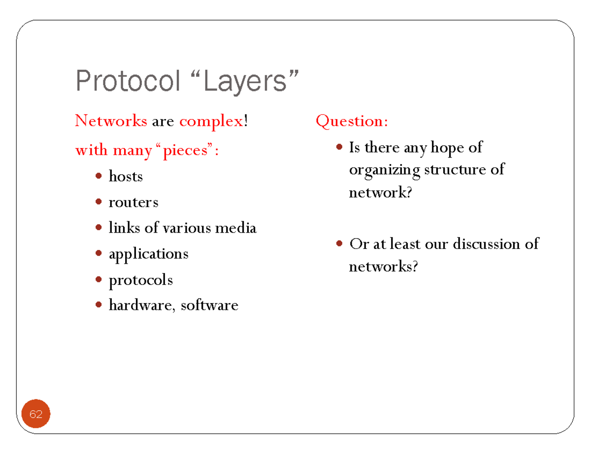 Week 2 Lecture: Understanding Protocol Networks and Applications - Studocu