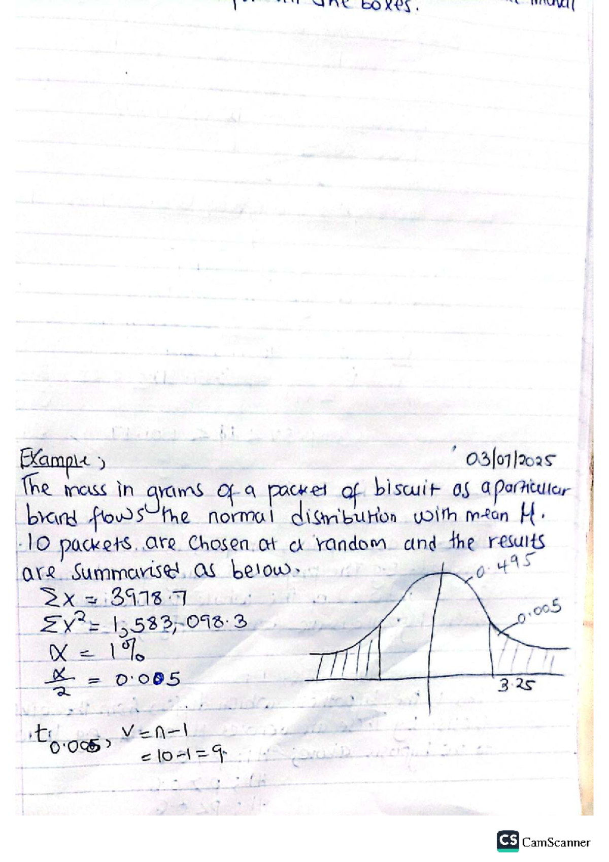 Hypothesis Testing and Statistical Analysis Notes (Class 07-03-2025 ...