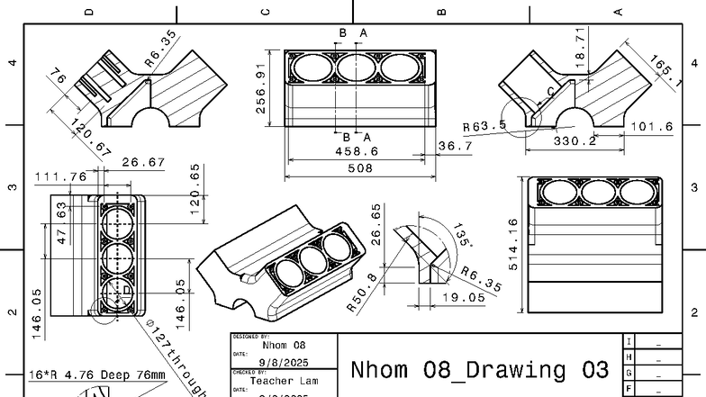 Block A Drawing - R6.12 BA 458.6 - Nhom 08 Design Document - Studocu