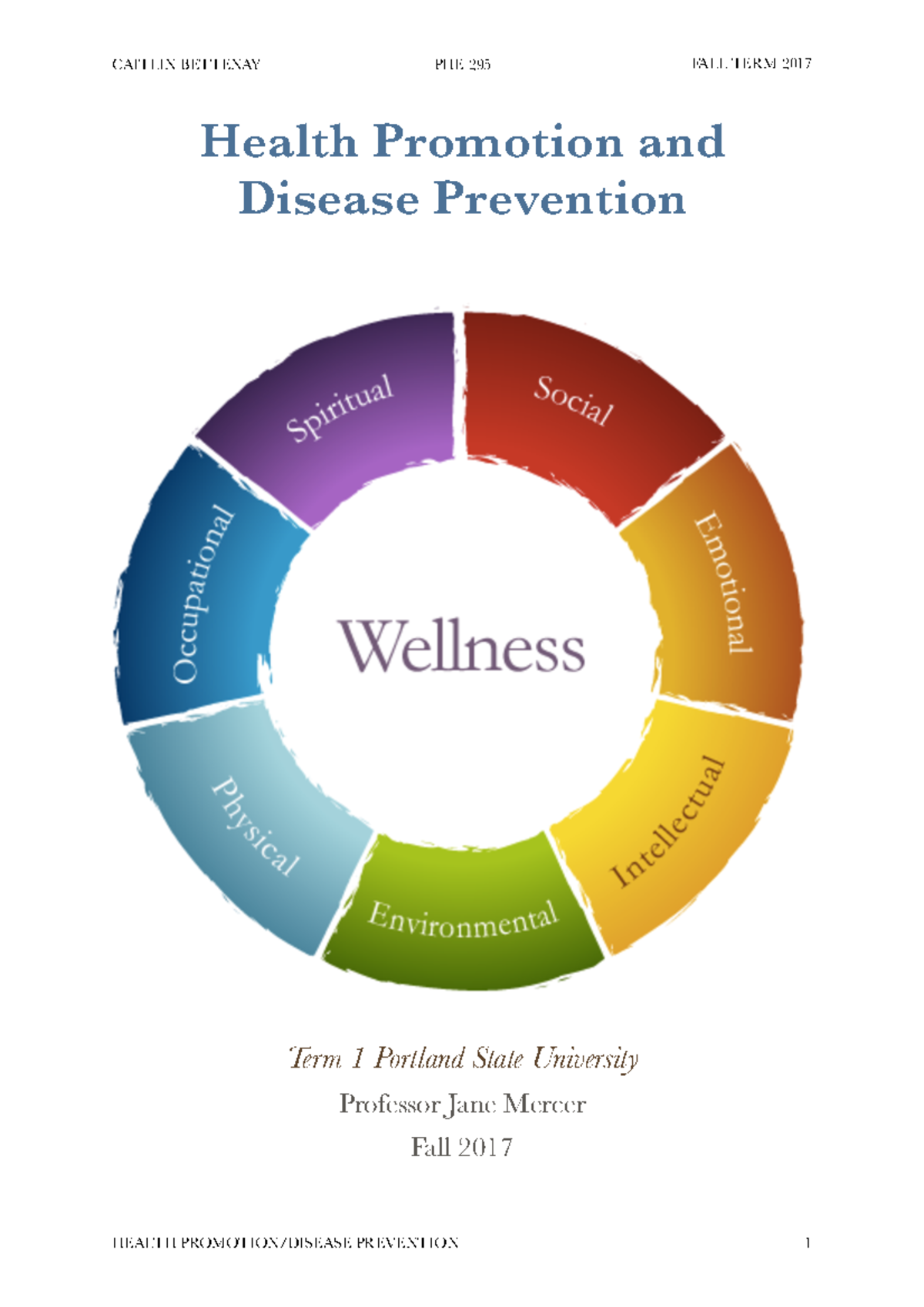 Health Promotion And Prevention Health Promotion And Disease
