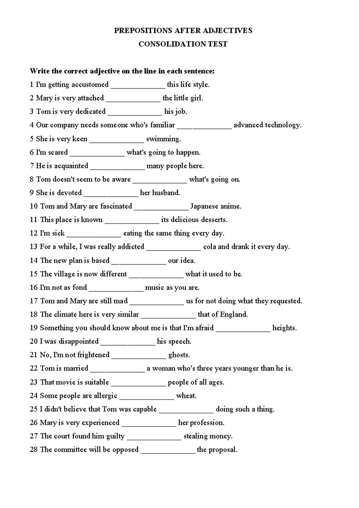 VERB Tenses Revision Exercises for Language Study (30 items) - Studocu