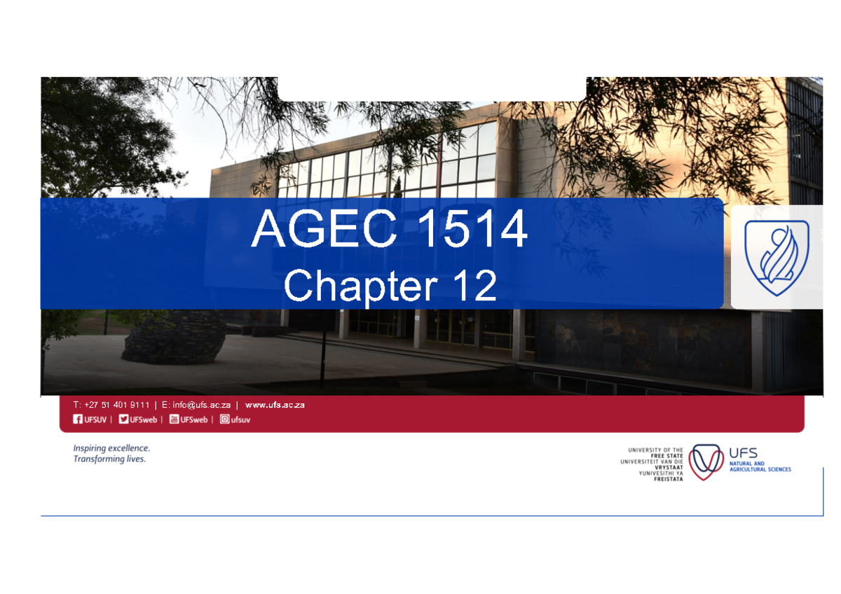 AGEC 1514 Chapters 12 & 13: Insights on Monetary Policy & Economic ...