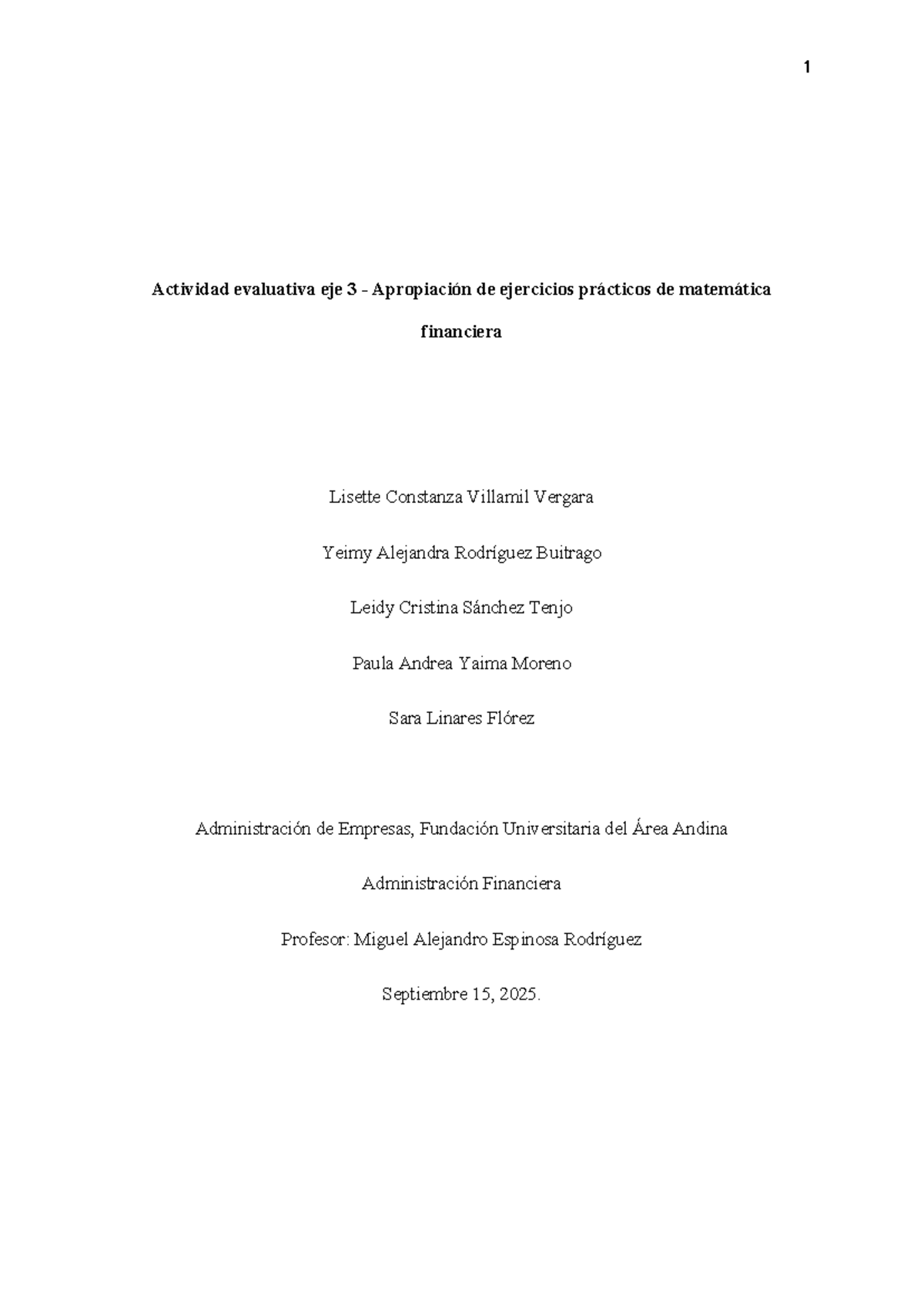 Actividad Evaluativa EJE 3: Ejercicios Prácticos de Matemática ...