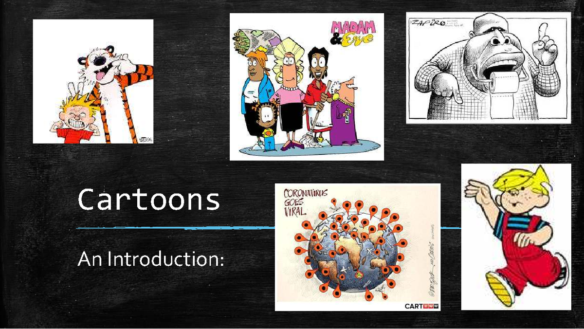 Introduction to Cartoons: Analyzing Humor and Satire - Studocu