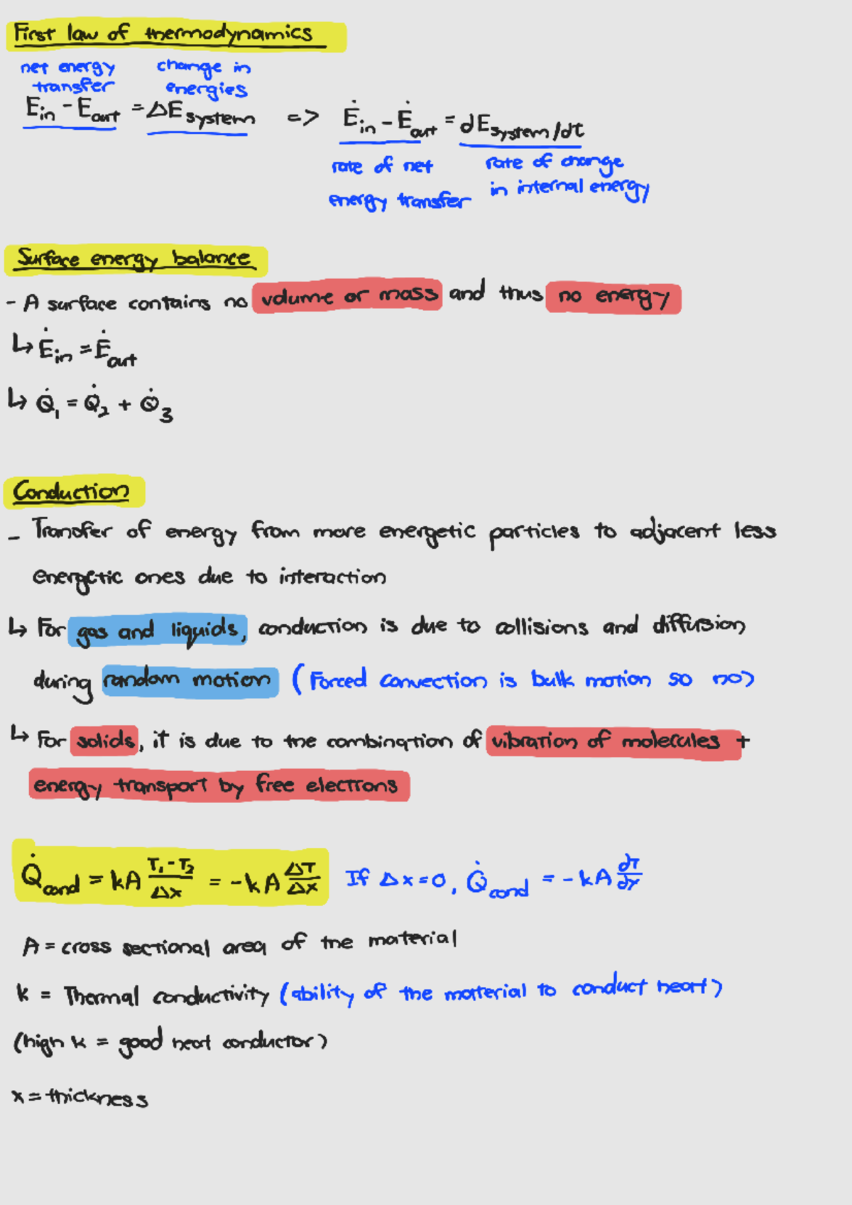Thermodynamics: Week 1 Notes (Course Code: 250818) - Studocu