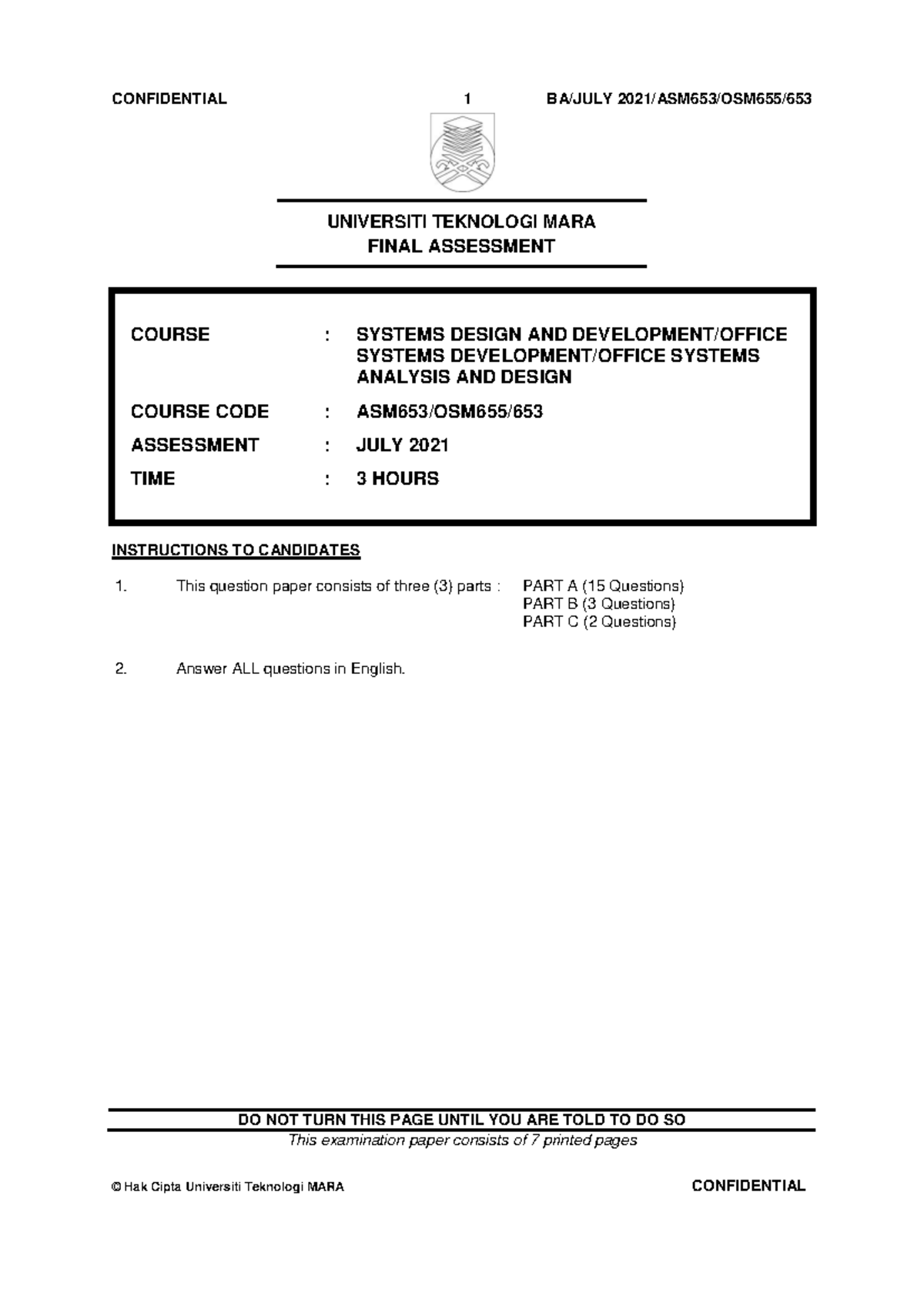 ASM653 OSM655 653PDF 240716 124840 - UNIVERSITI TEKNOLOGI MARA FINAL ...