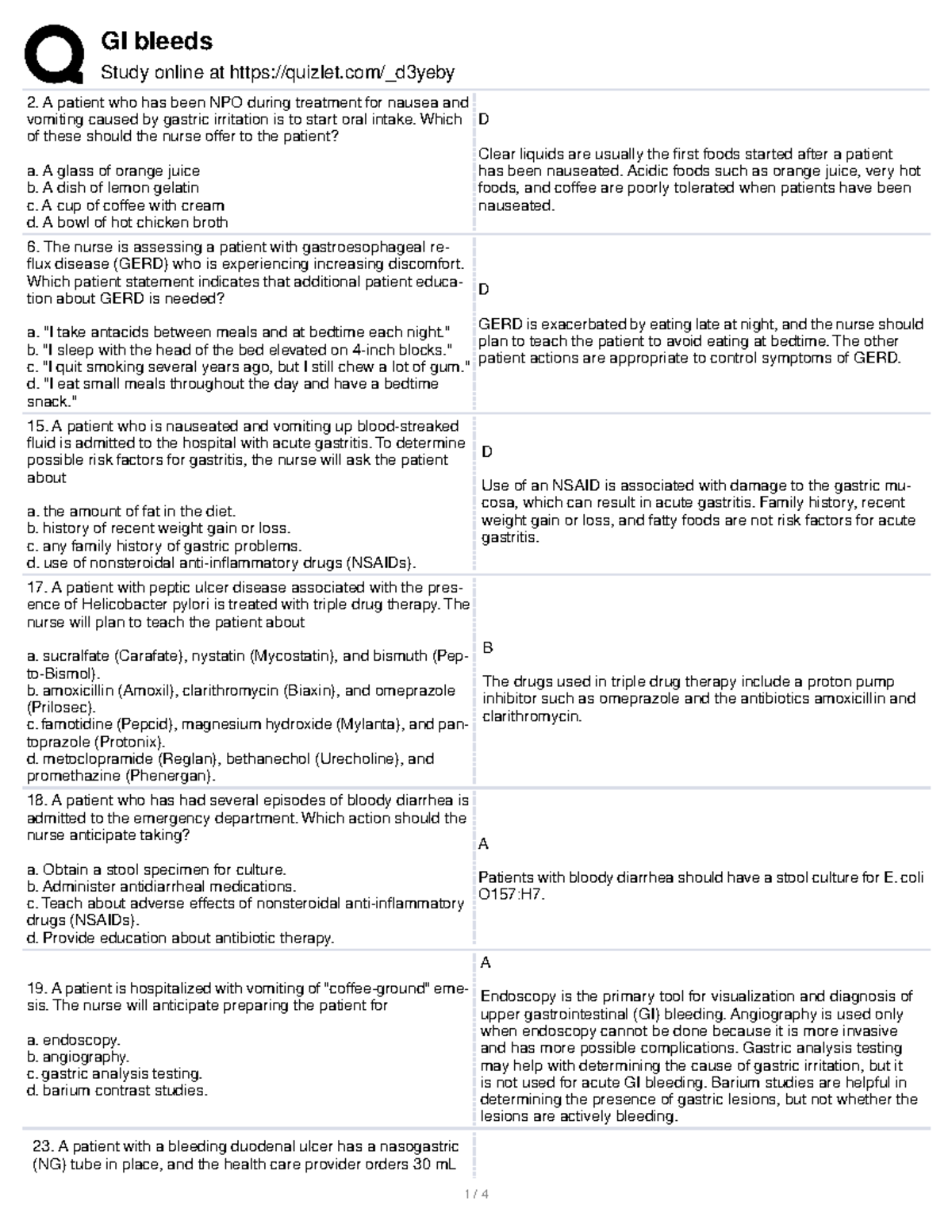 Gi-bleeding-2 - TESTS - Study online at quizlet/_d3yeby 2. A patient ...
