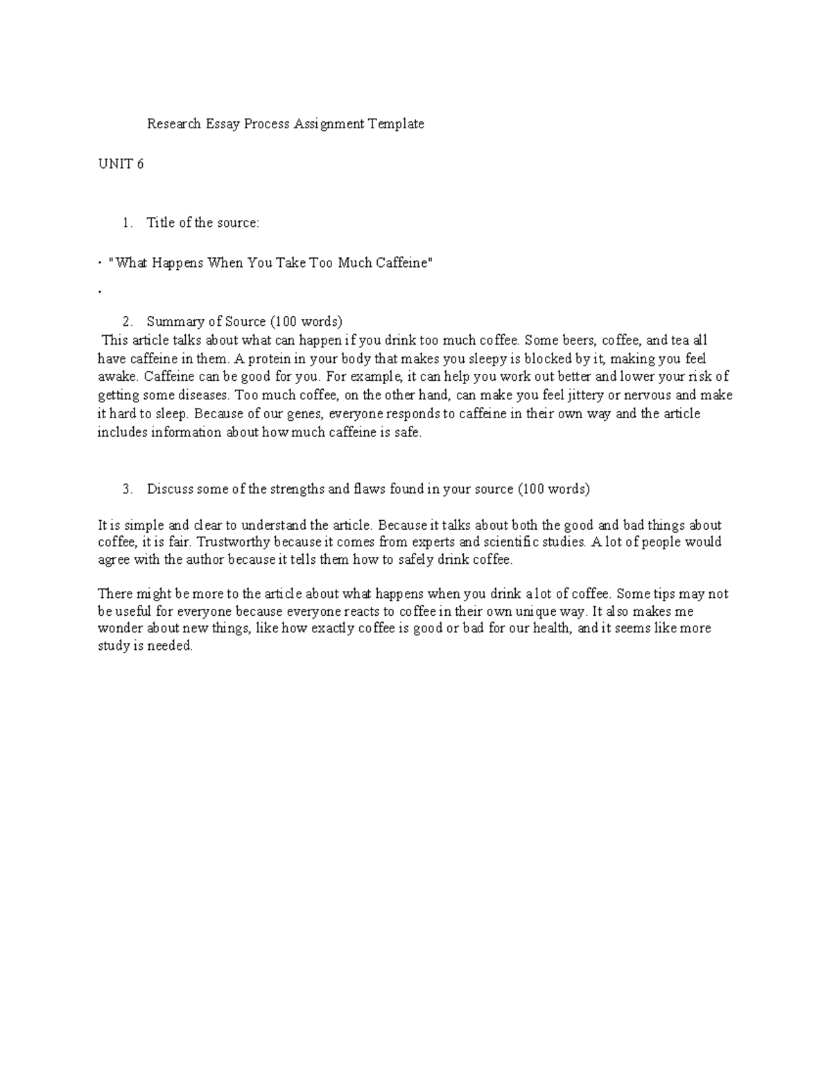 Jagdeep Project 2 Process Assignment Template - Research Essay Process ...