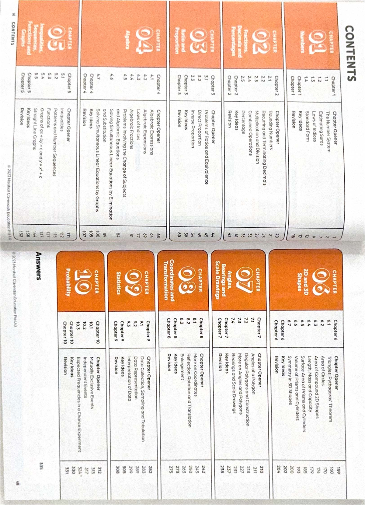 Mathematics Practice Book: Chapters 1-10 Overview and Key Concepts ...